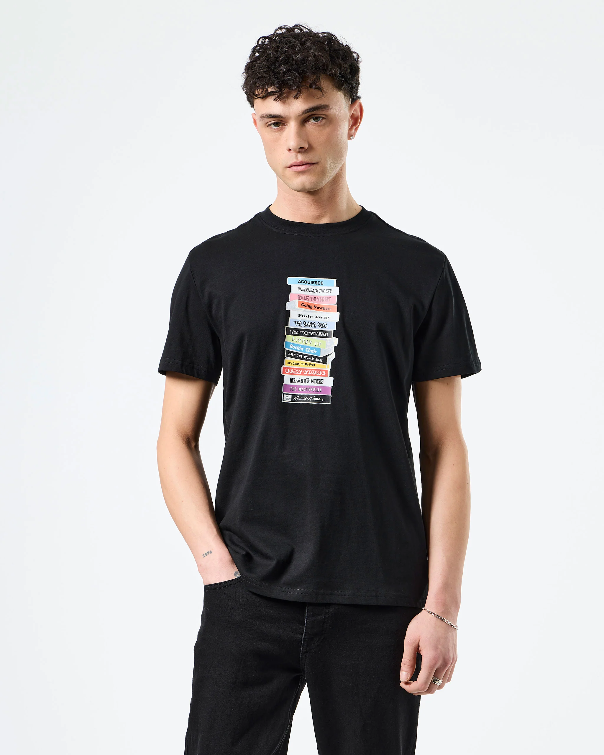 1995 B-Sides Graphic T-Shirt Black - Image 3