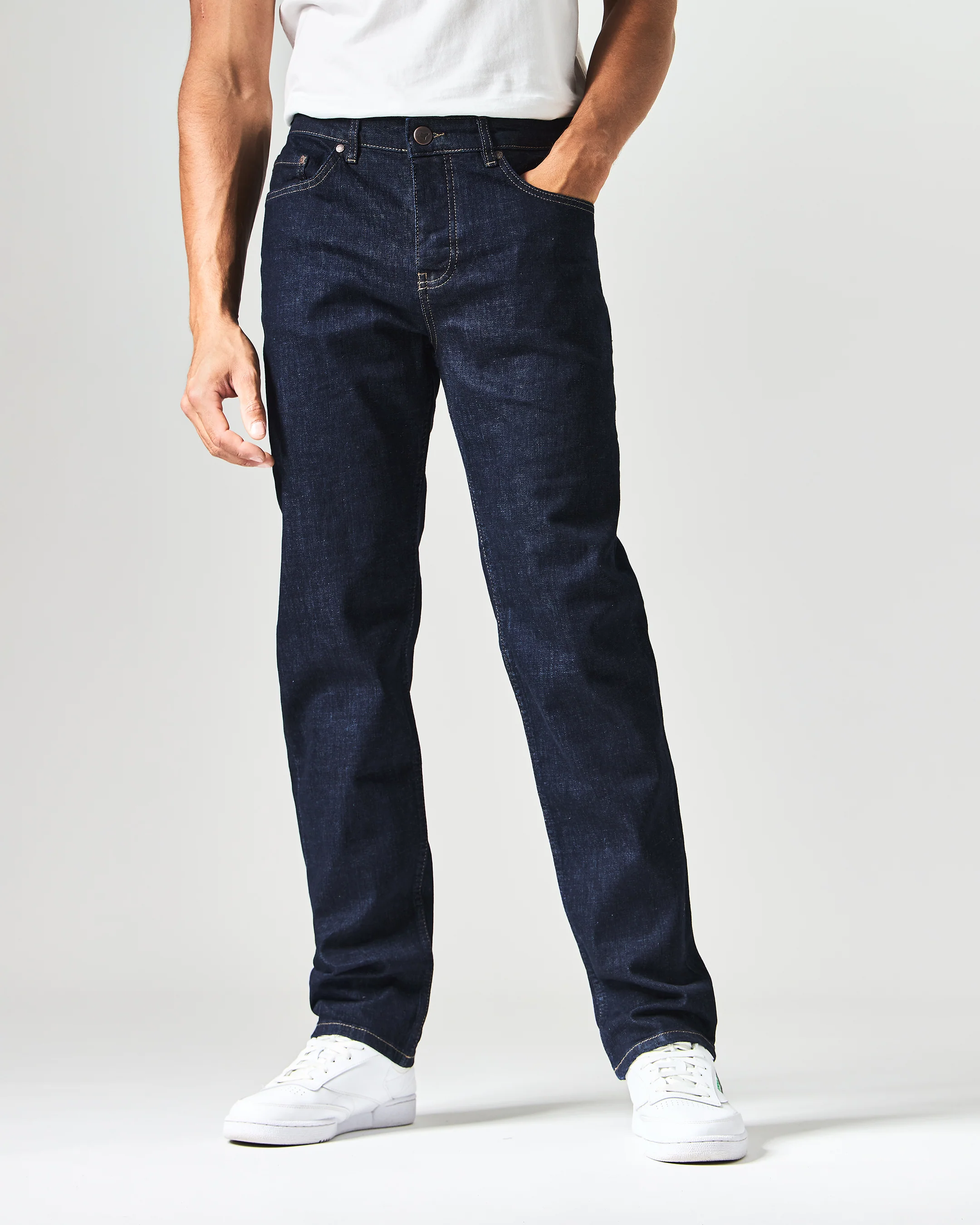 444 Easy Dark Rinsed Denim Jeans - Image 2