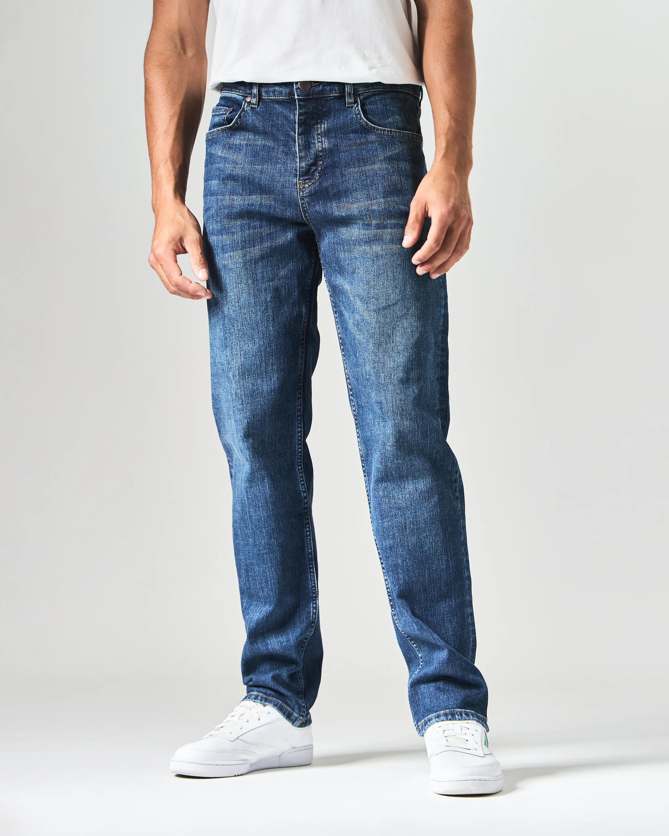 444 Easy Washed Vintage Denim Jeans - Image 3