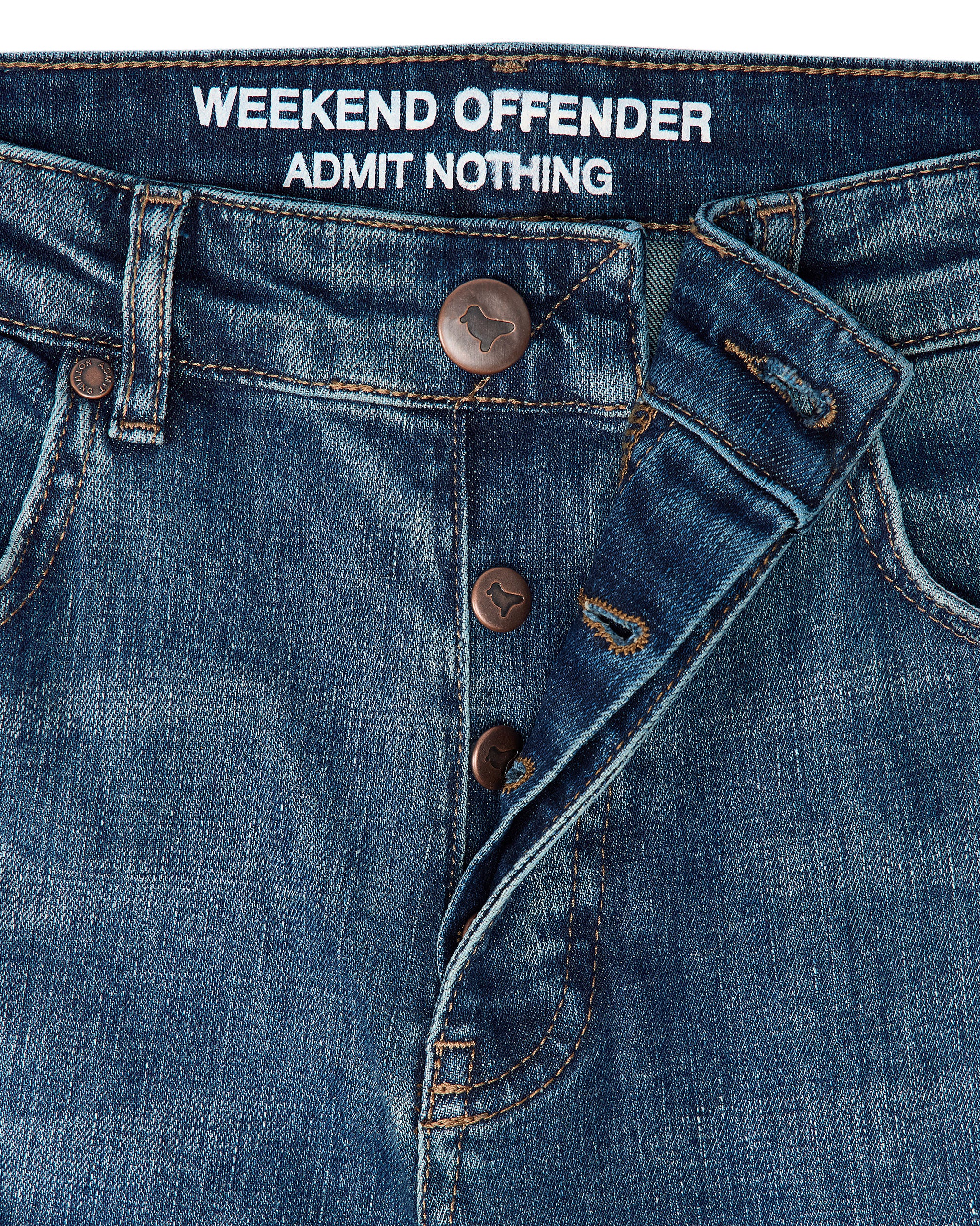 444 Easy Washed Vintage Denim Jeans - Image 6