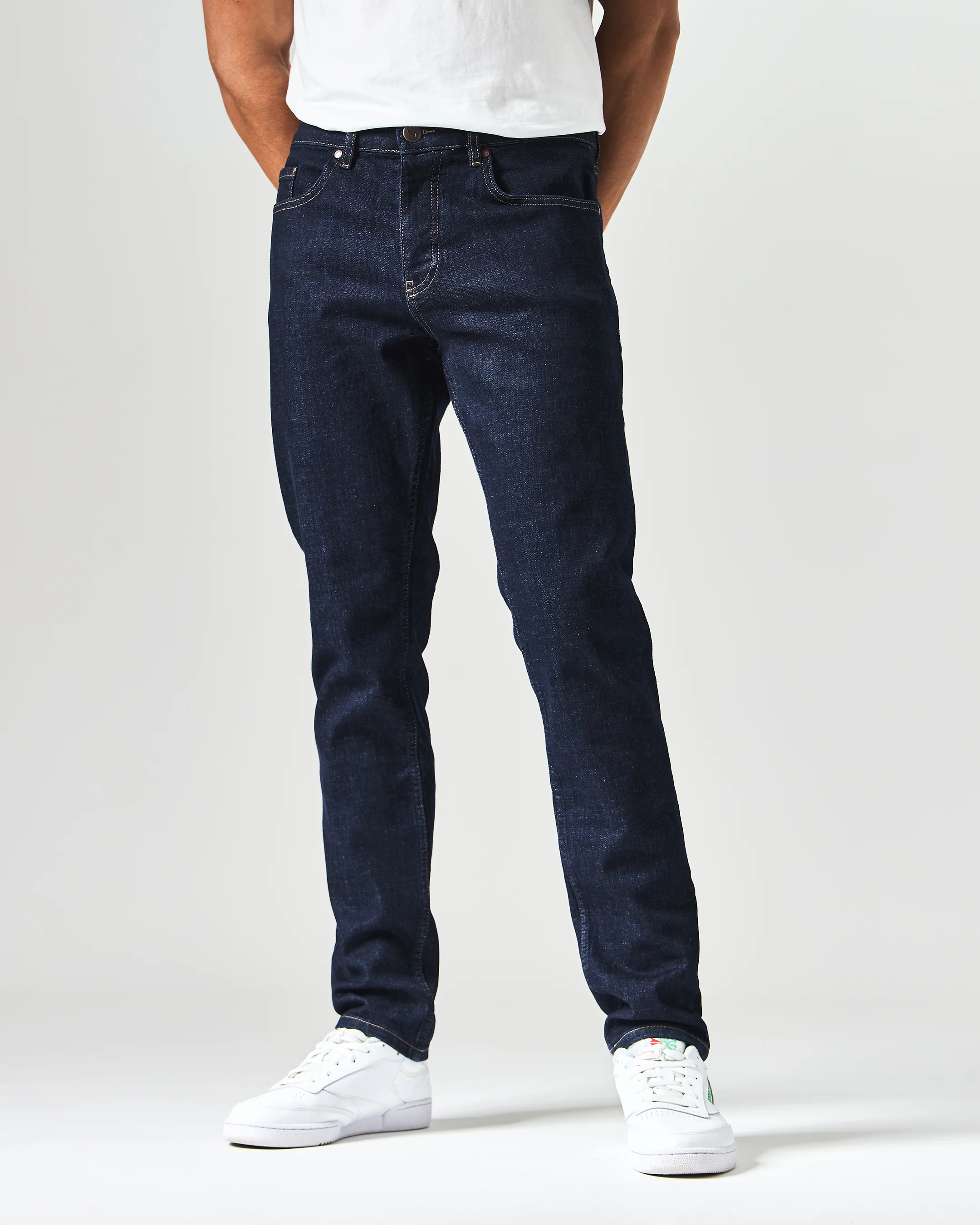 444 Tapered Dark Rinsed Denim Jeans - Image 3