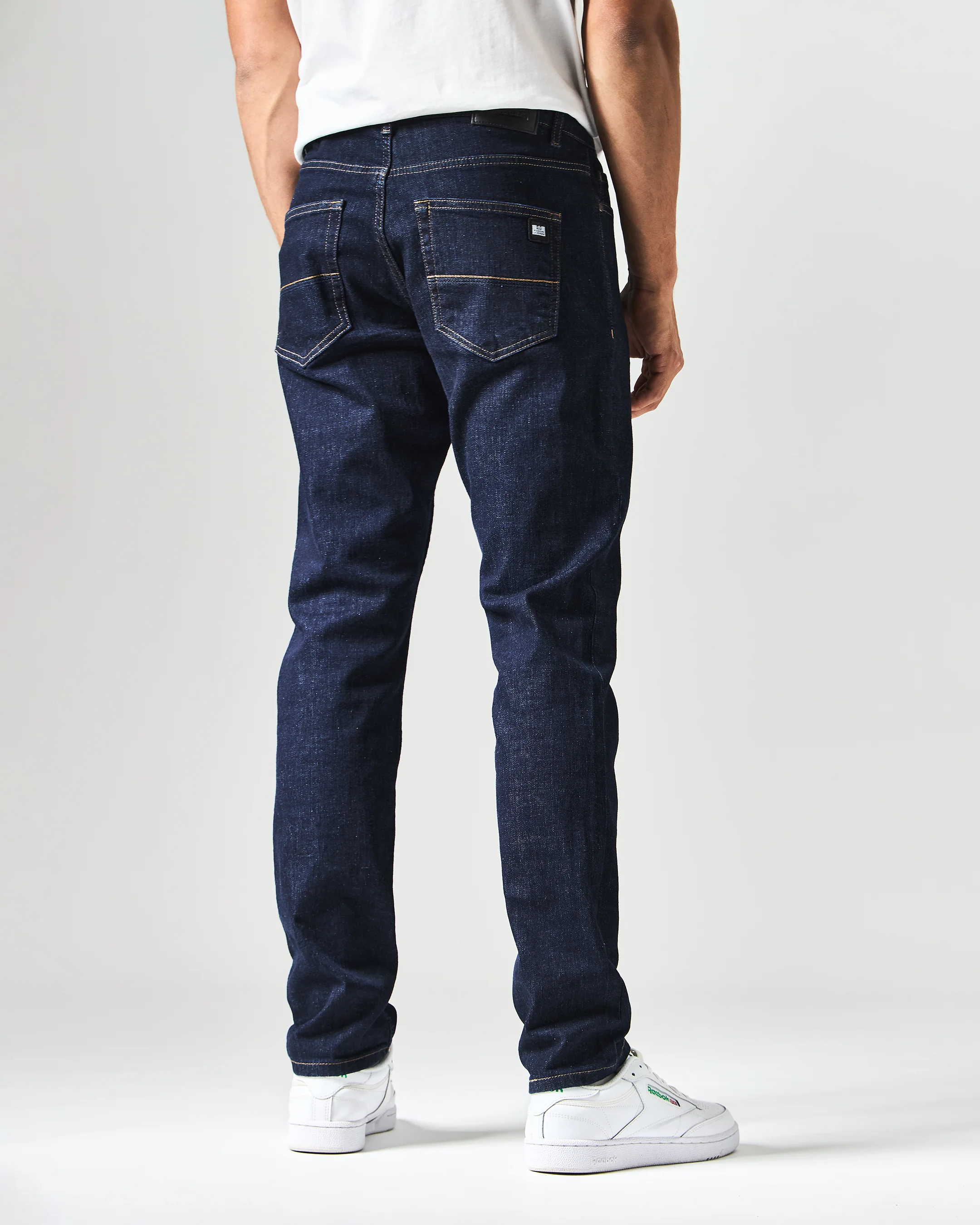 444 Tapered Dark Rinsed Denim Jeans - Image 4