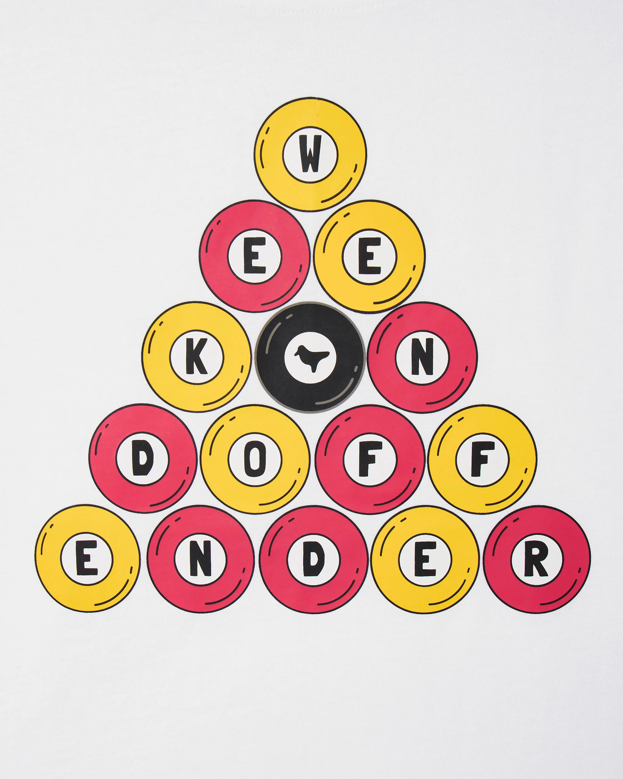 8 Ball Graphic T-Shirt White - Image 3