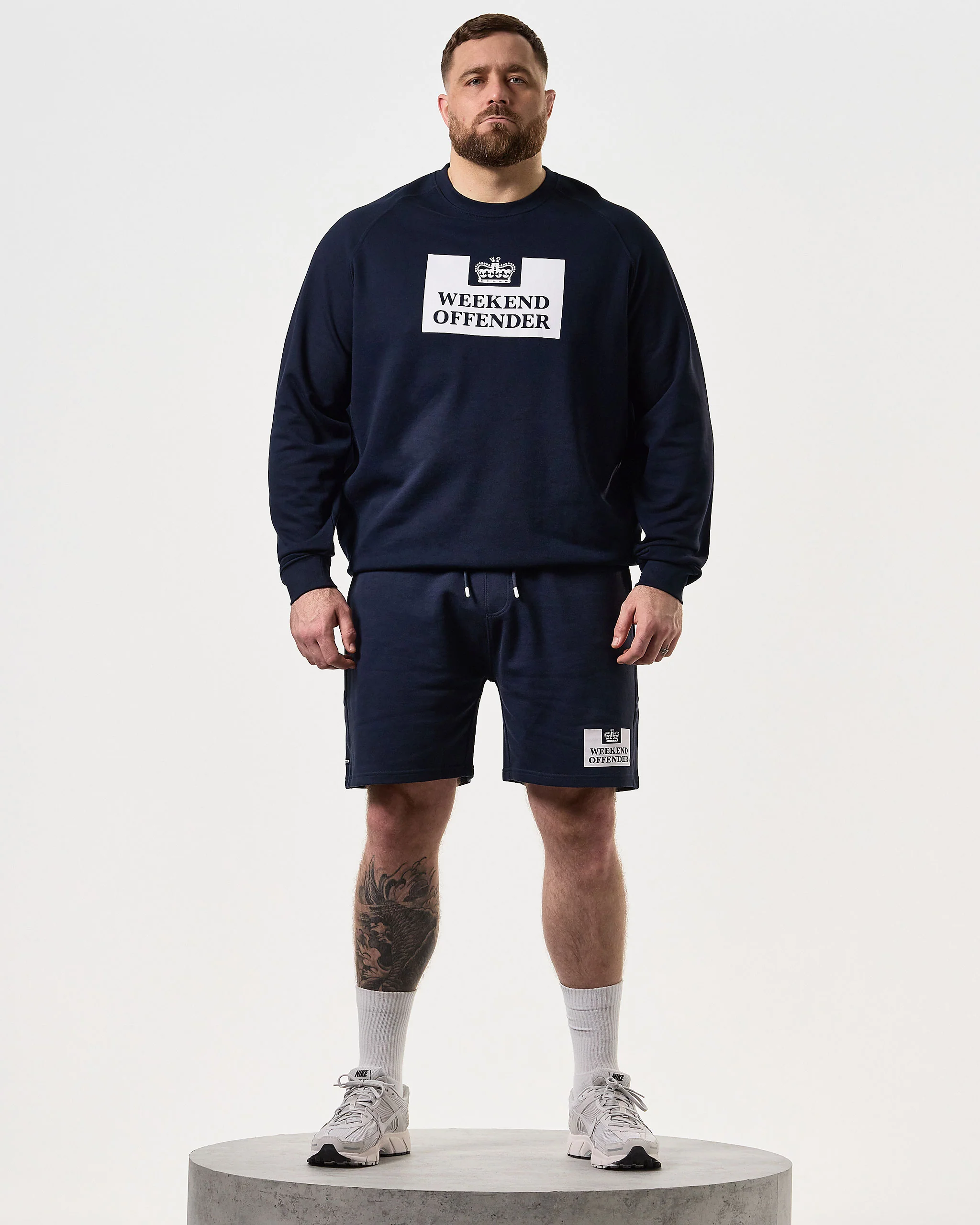 Plus Size - Action Classic Shorts Navy - Image 2