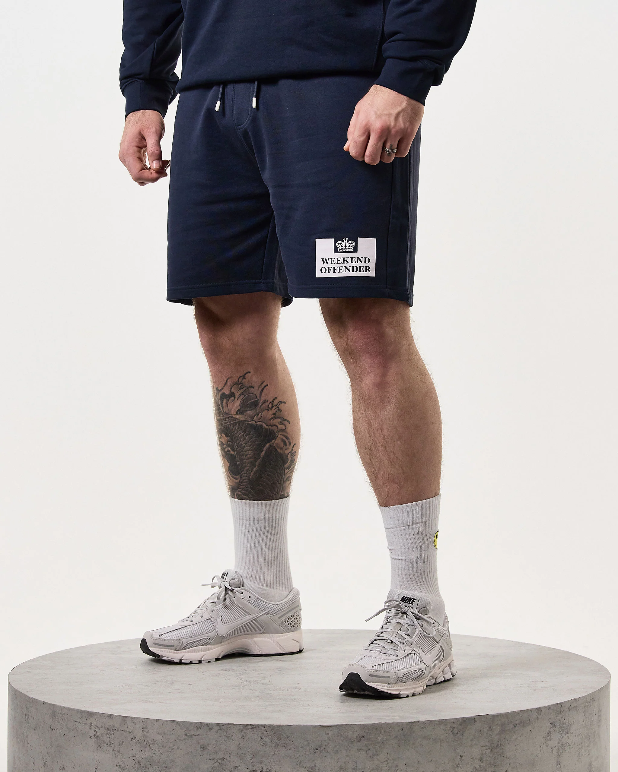 Plus Size - Action Classic Shorts Navy - Image 3