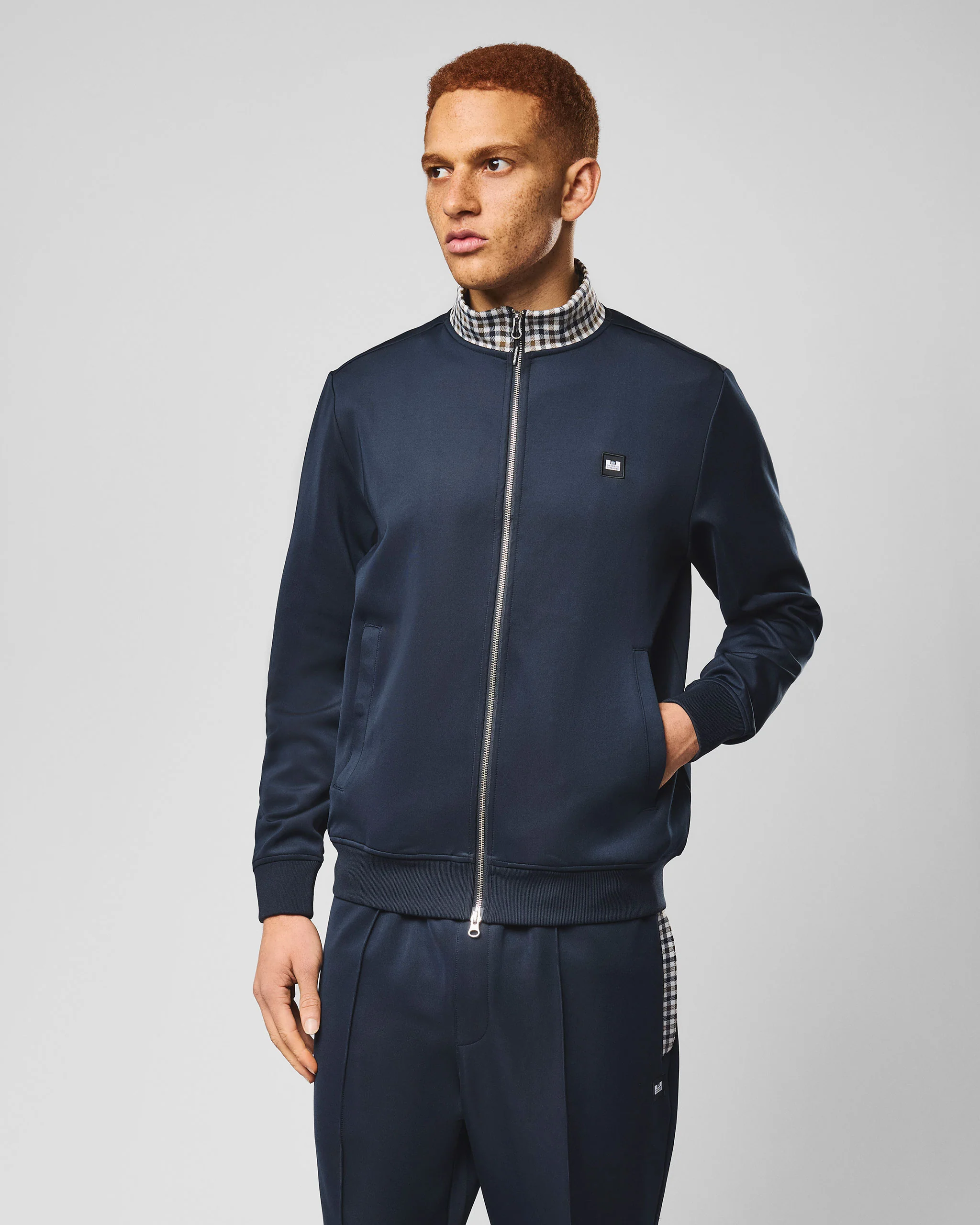 Alameda Track Top Navy - Image 3