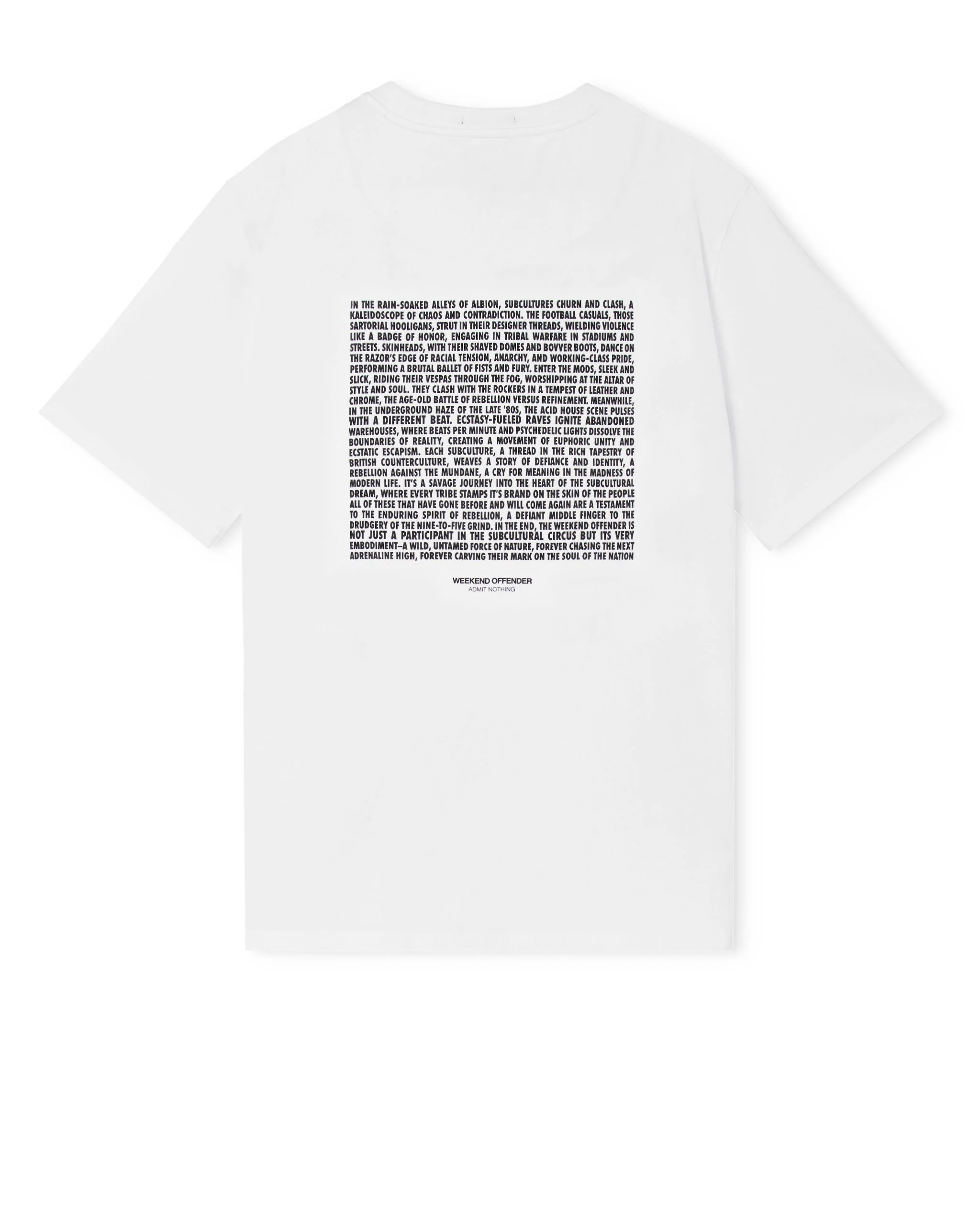 Albion Graphic T-Shirt White - Image 2