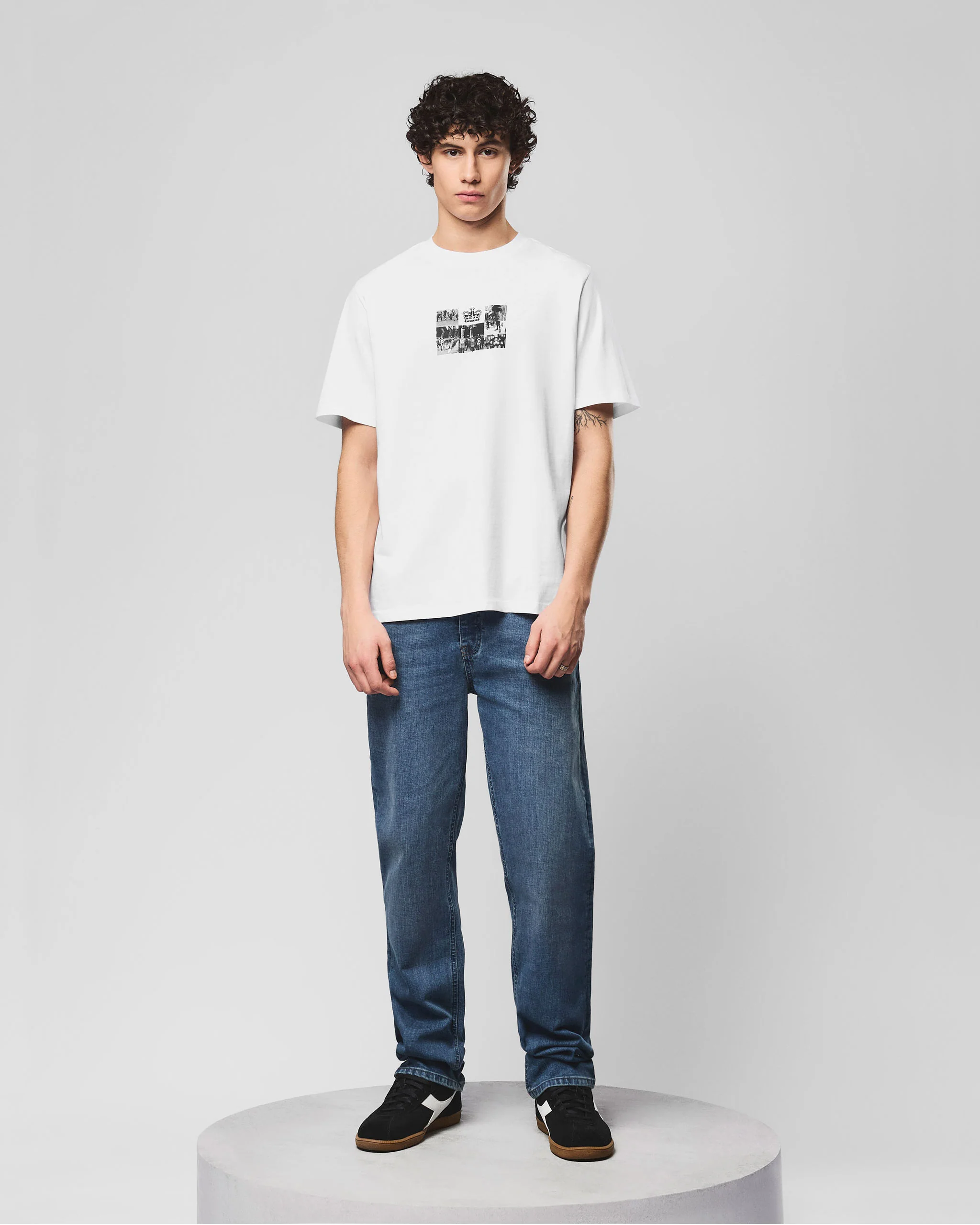 Albion Graphic T-Shirt White - Image 5