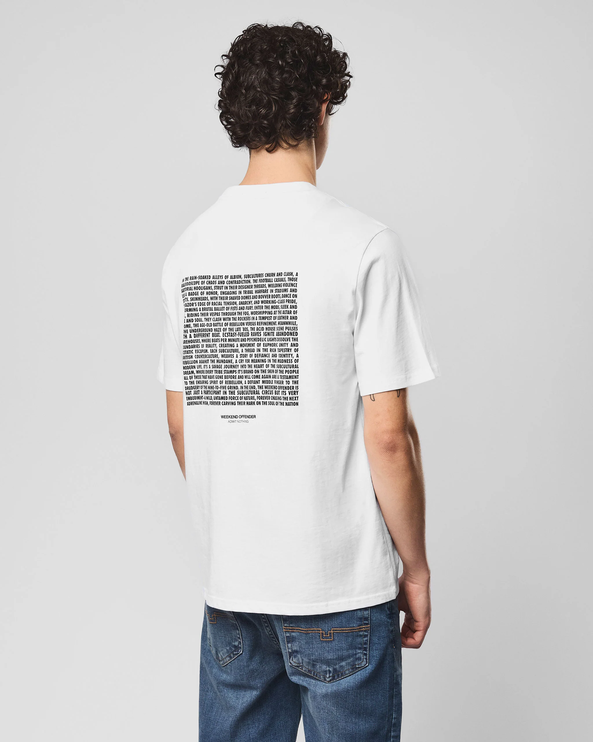 Albion Graphic T-Shirt White - Image 6