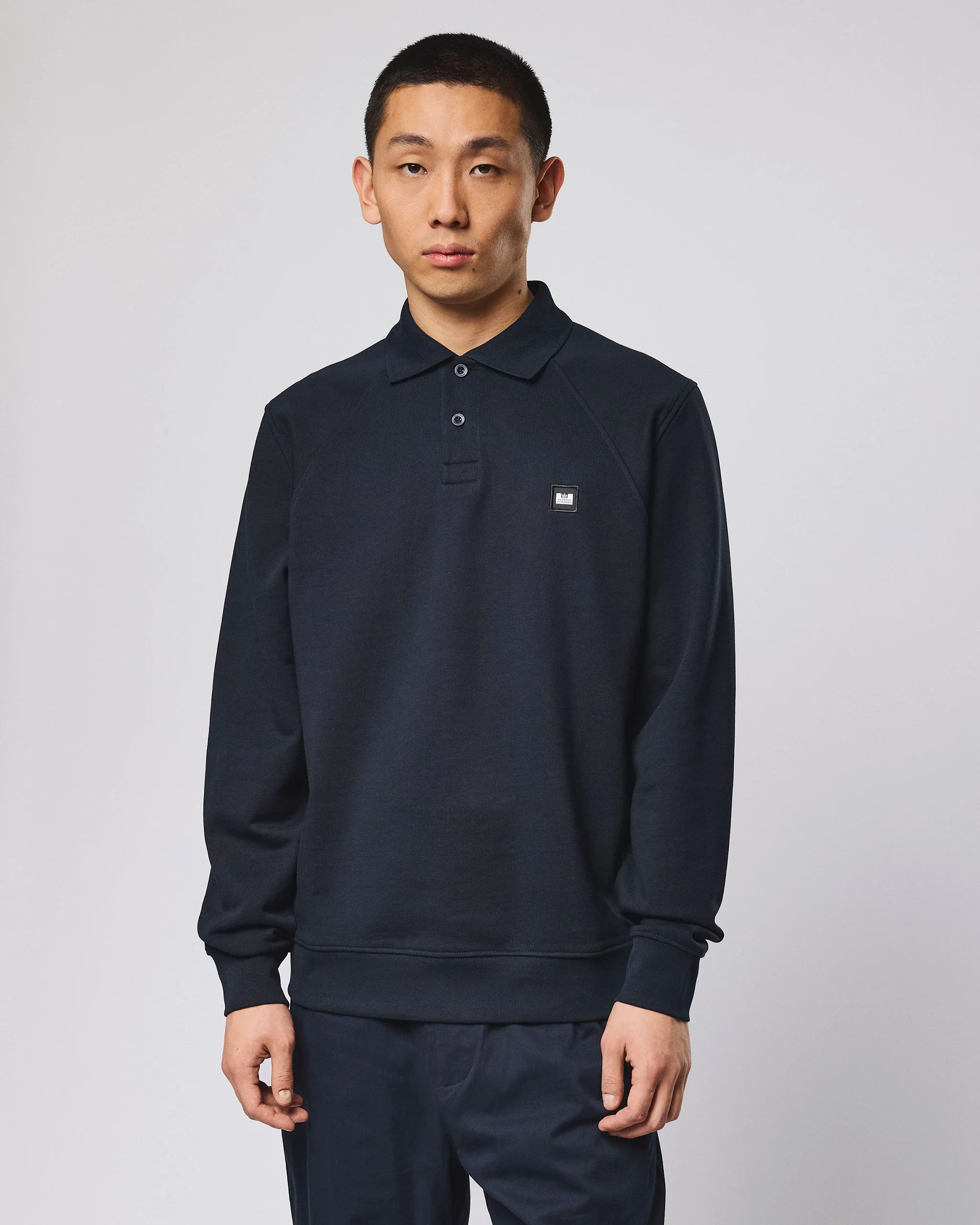 Azrou Polo Sweatshirt Navy - Image 3