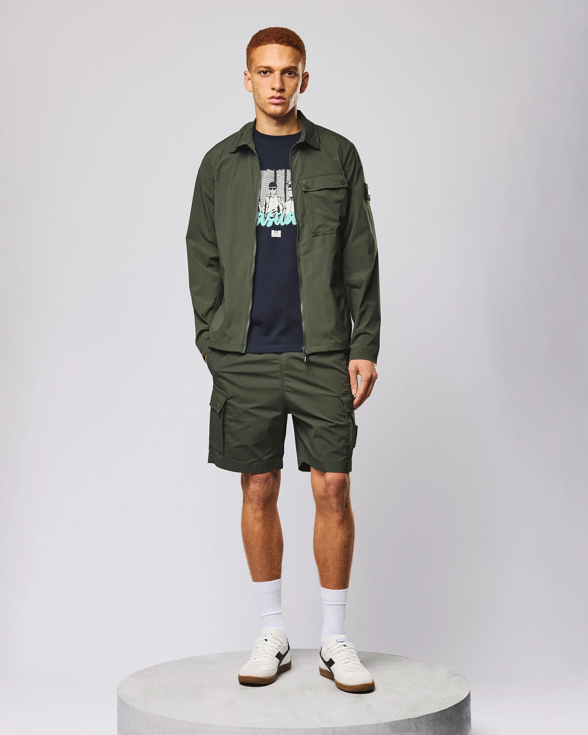 Baraki Cargo Short Black Forest Green - Image 2