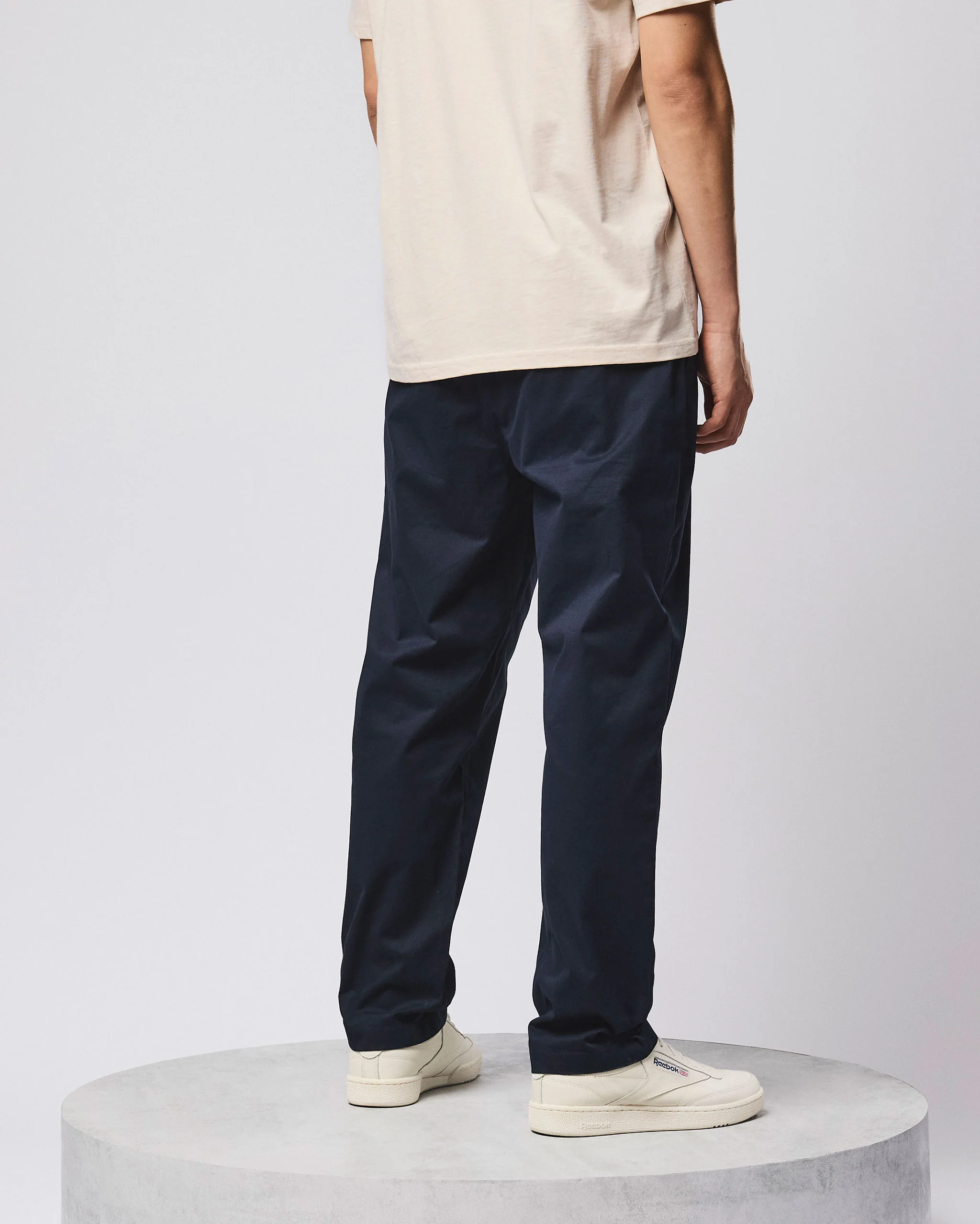 Barhil Easy Cotton Pant Navy - Image 4