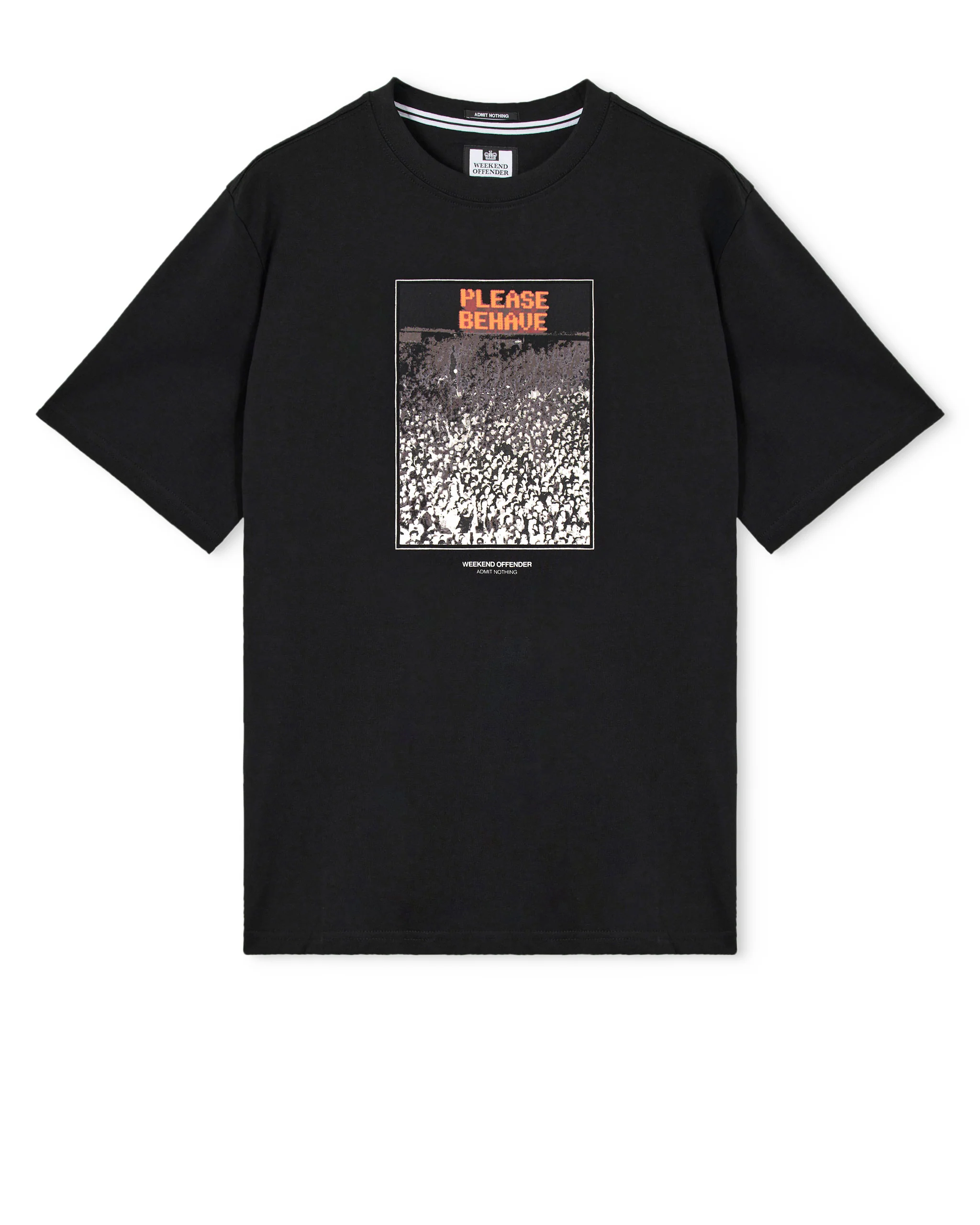 Behave Graphic T-Shirt Black