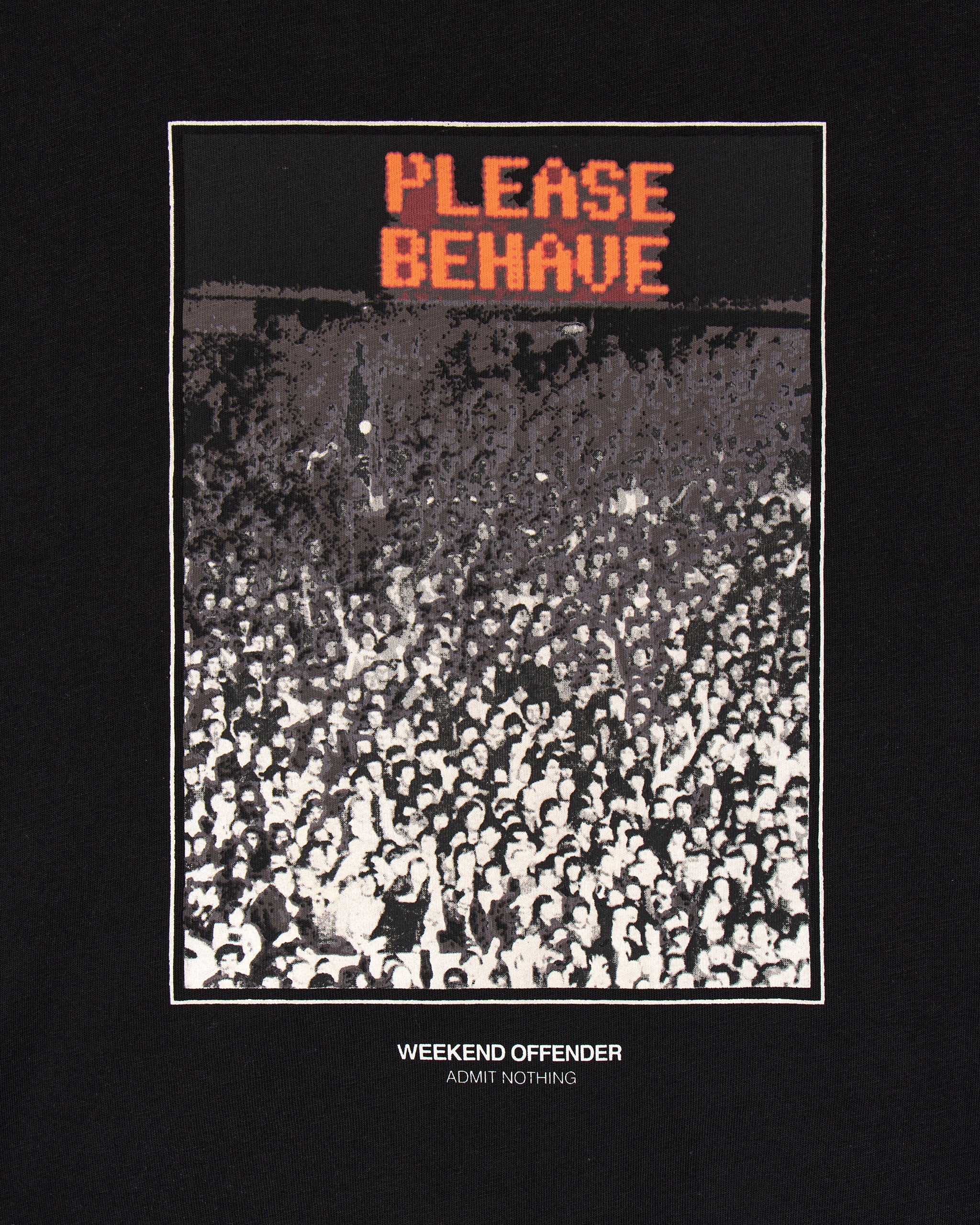Behave Graphic T-Shirt Black - Image 5