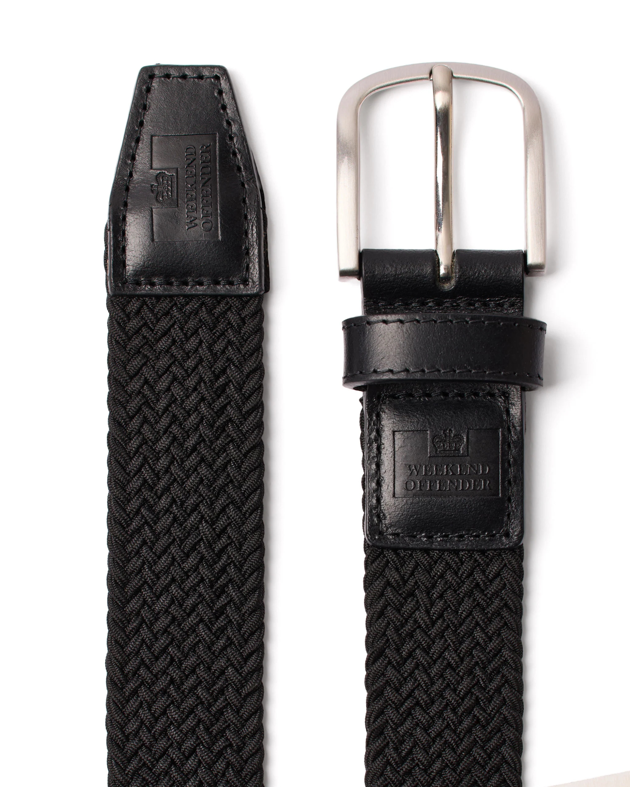 Boxed Woven Belt Black - Image 2