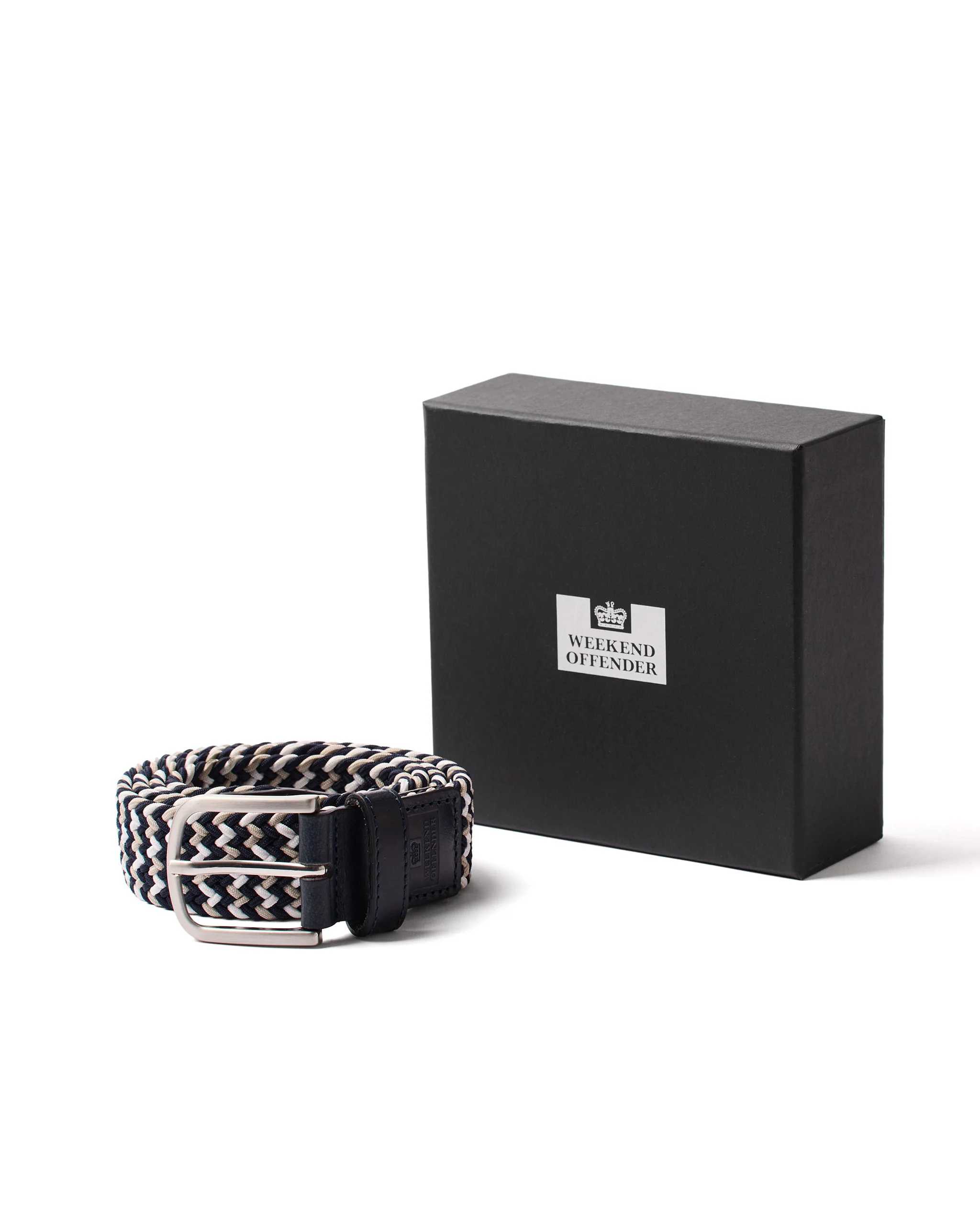 Boxed Woven Belt Multi - Image 3