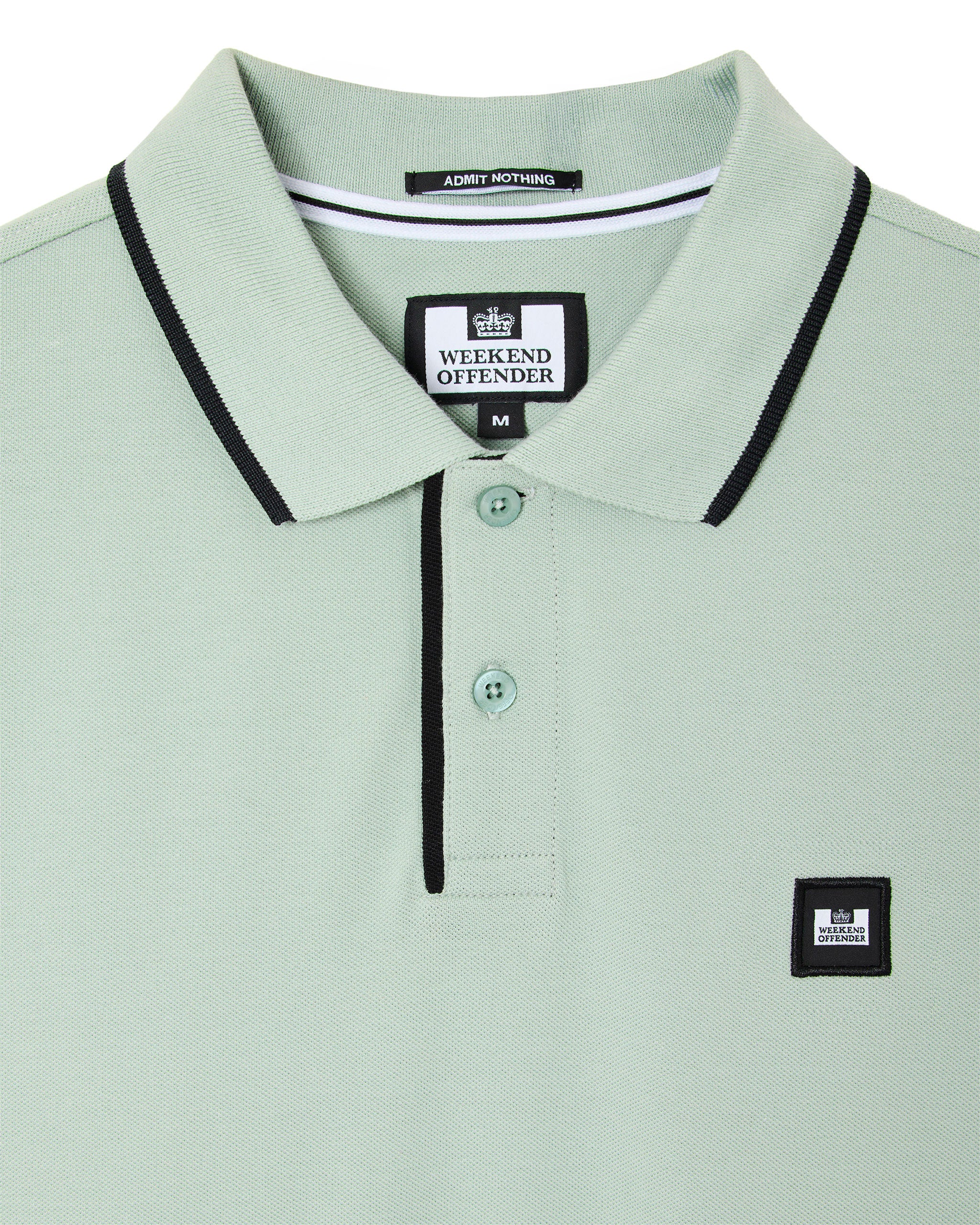 Cadwell Polo Shirt Julep Green/Black - Image 2