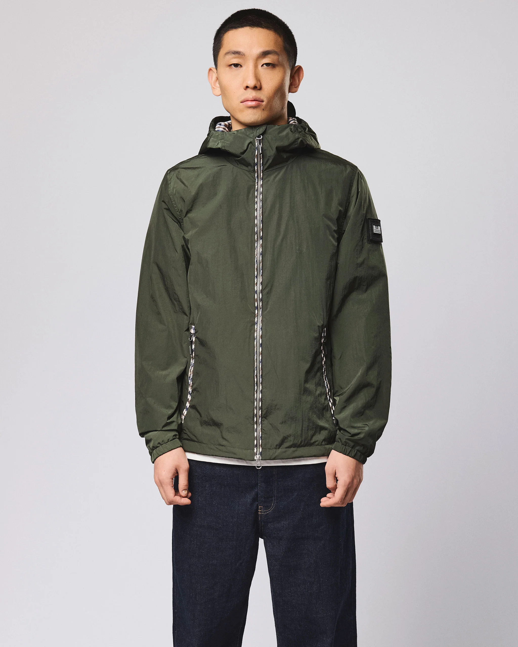 Campania Windbreaker Jacket Black Forest Green - Image 3