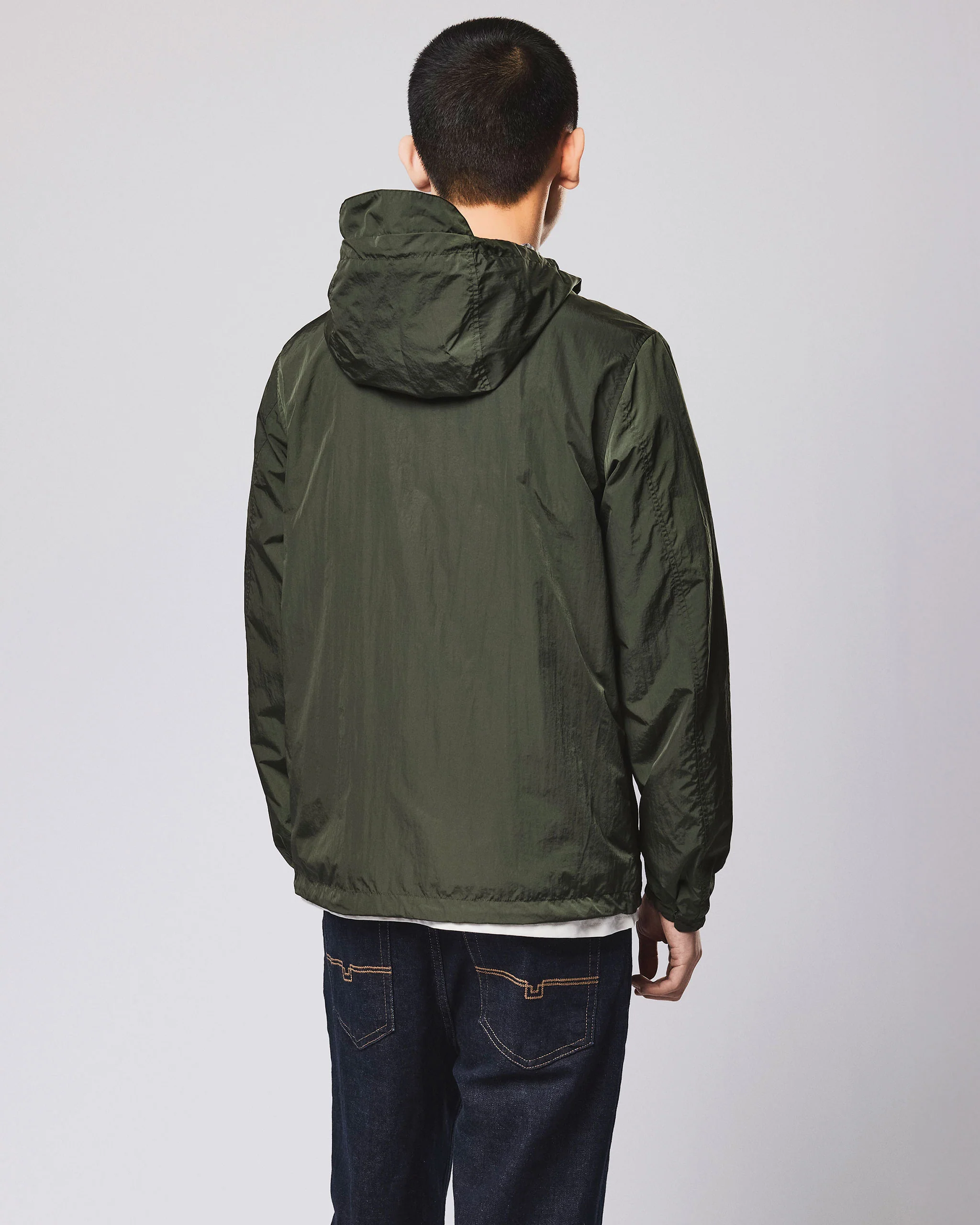 Campania Windbreaker Jacket Black Forest Green - Image 4