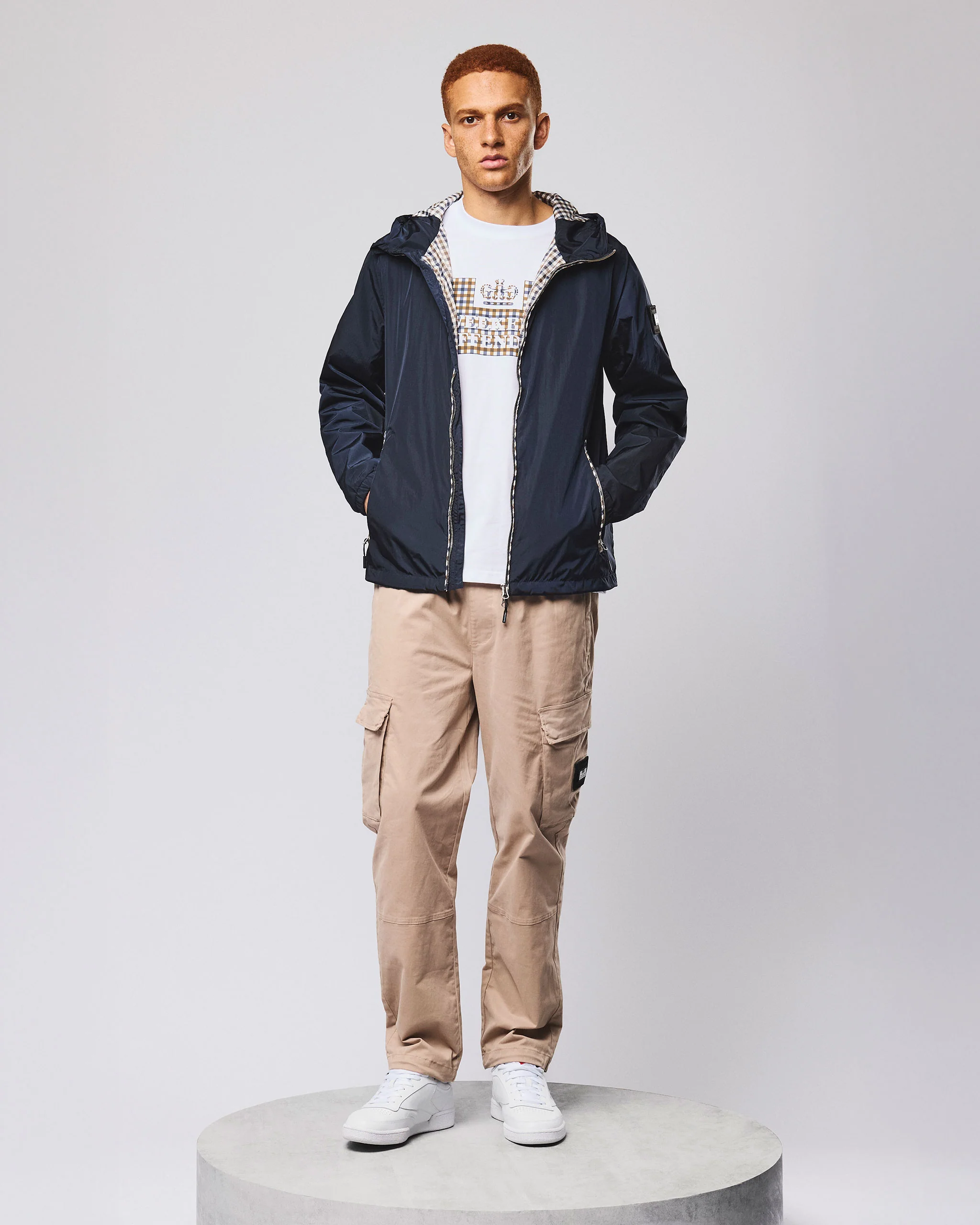 Campania Windbreaker Jacket Navy - Image 2