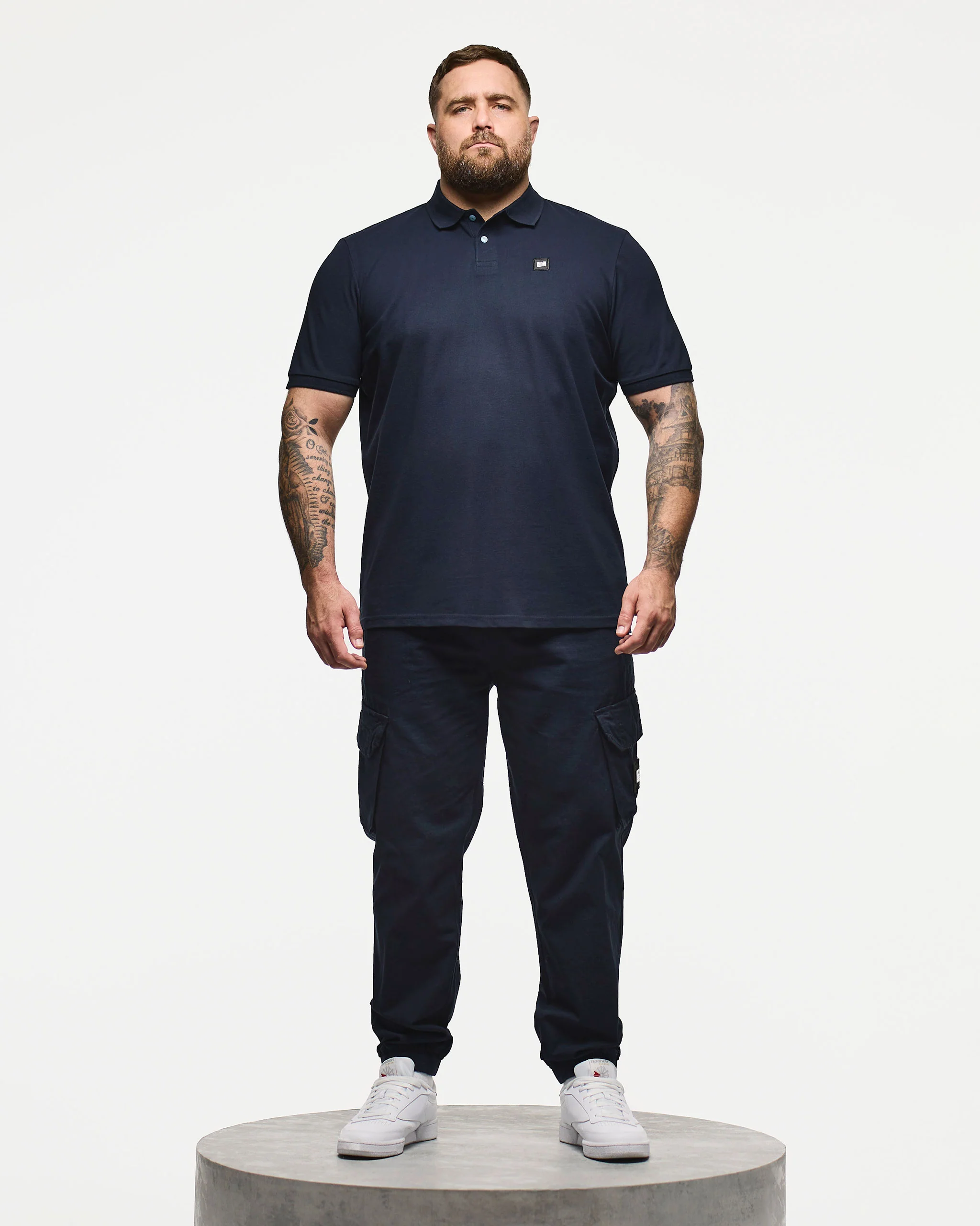 Plus Size - Caneiros Polo Shirt Navy - Image 2