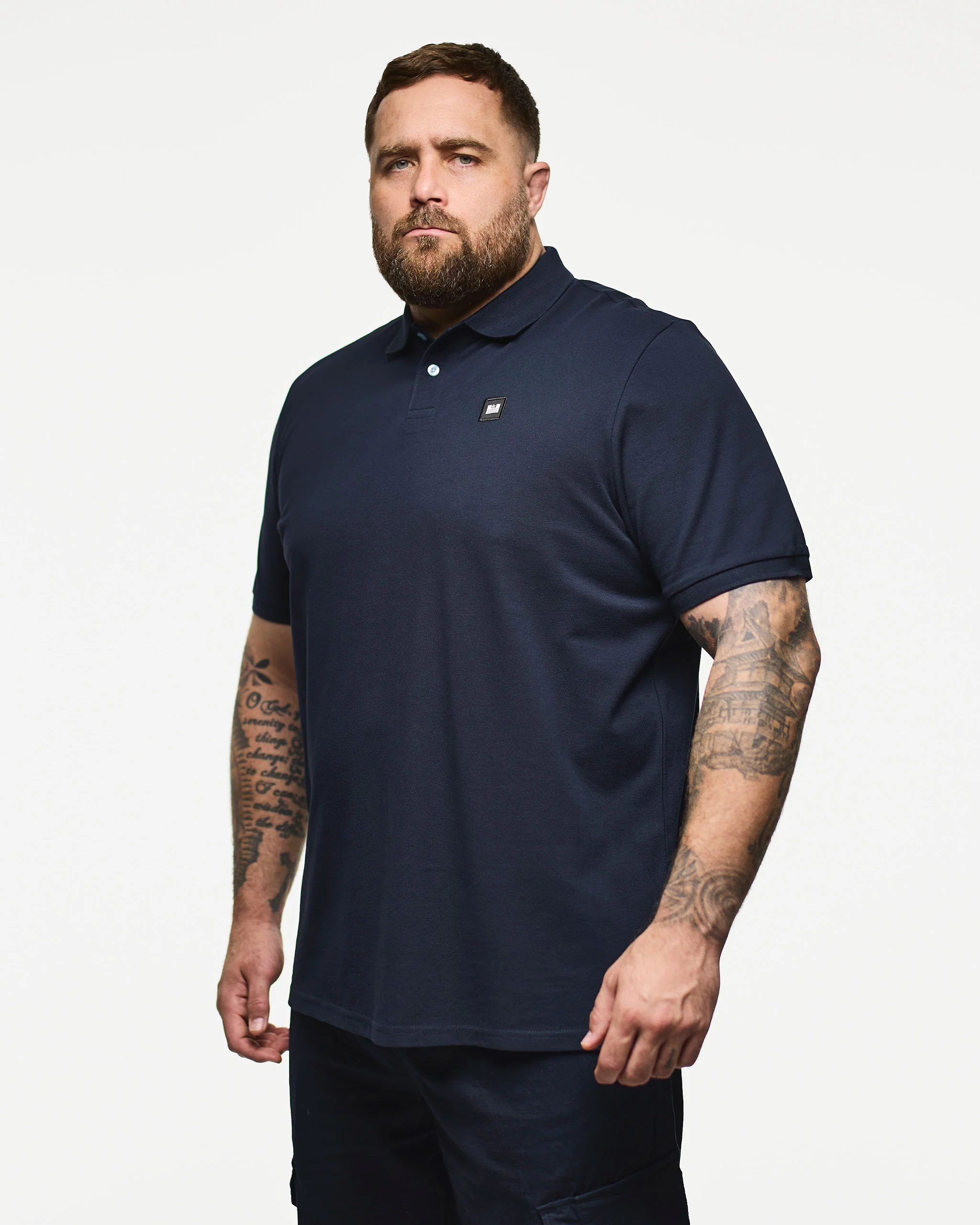 Plus Size - Caneiros Polo Shirt Navy - Image 3