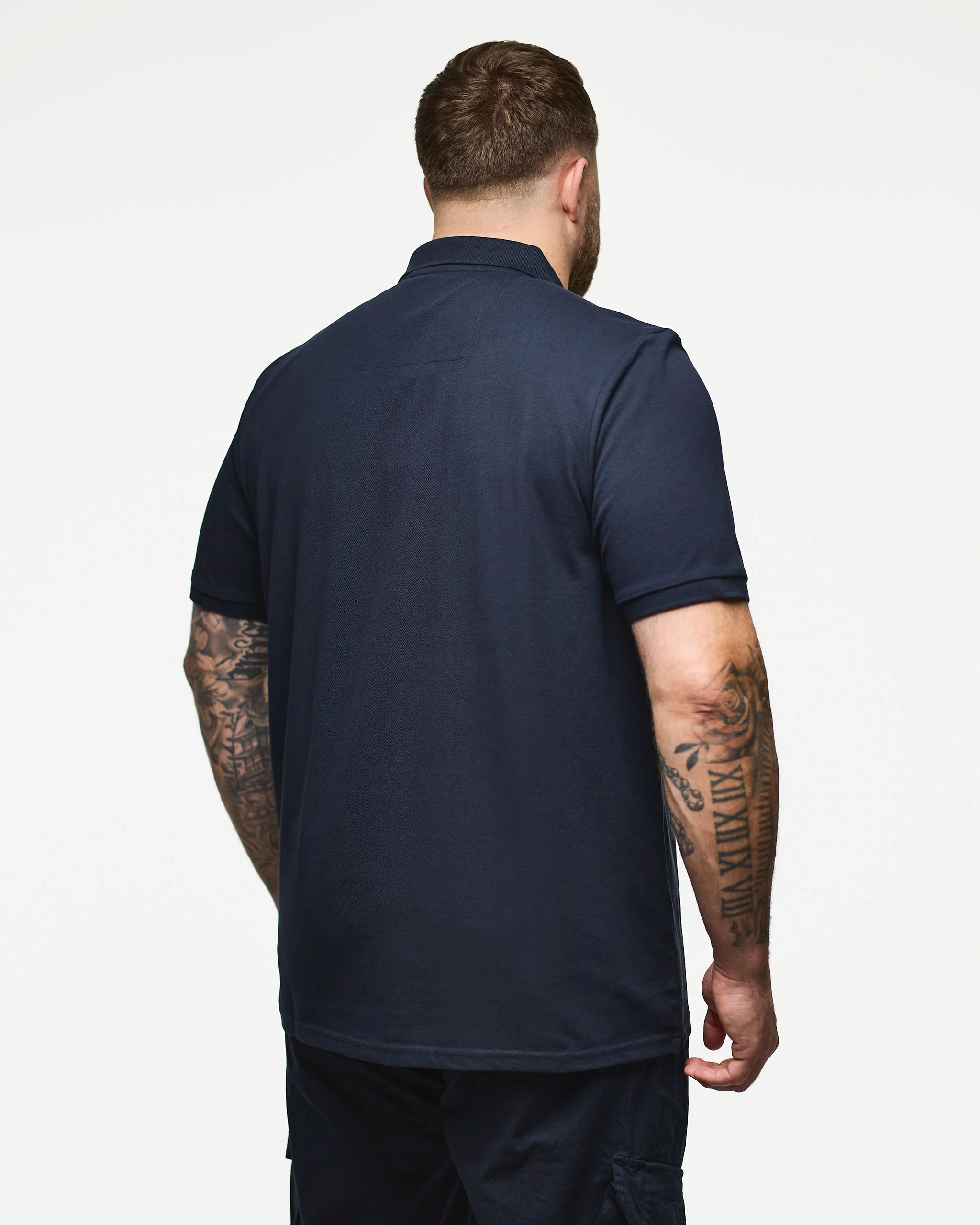 Plus Size - Caneiros Polo Shirt Navy - Image 4