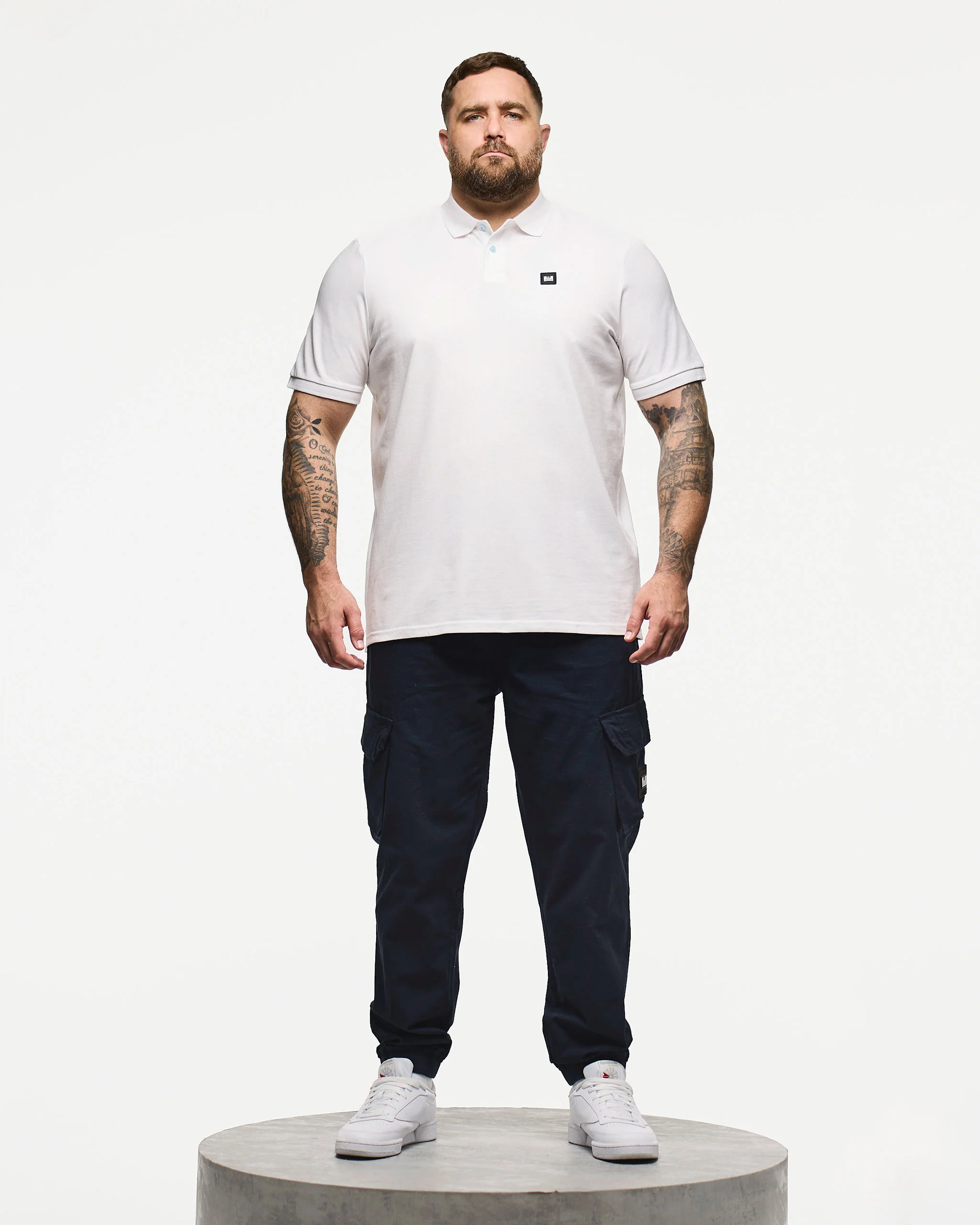 Plus Size - Caneiros Polo Shirt White - Image 2