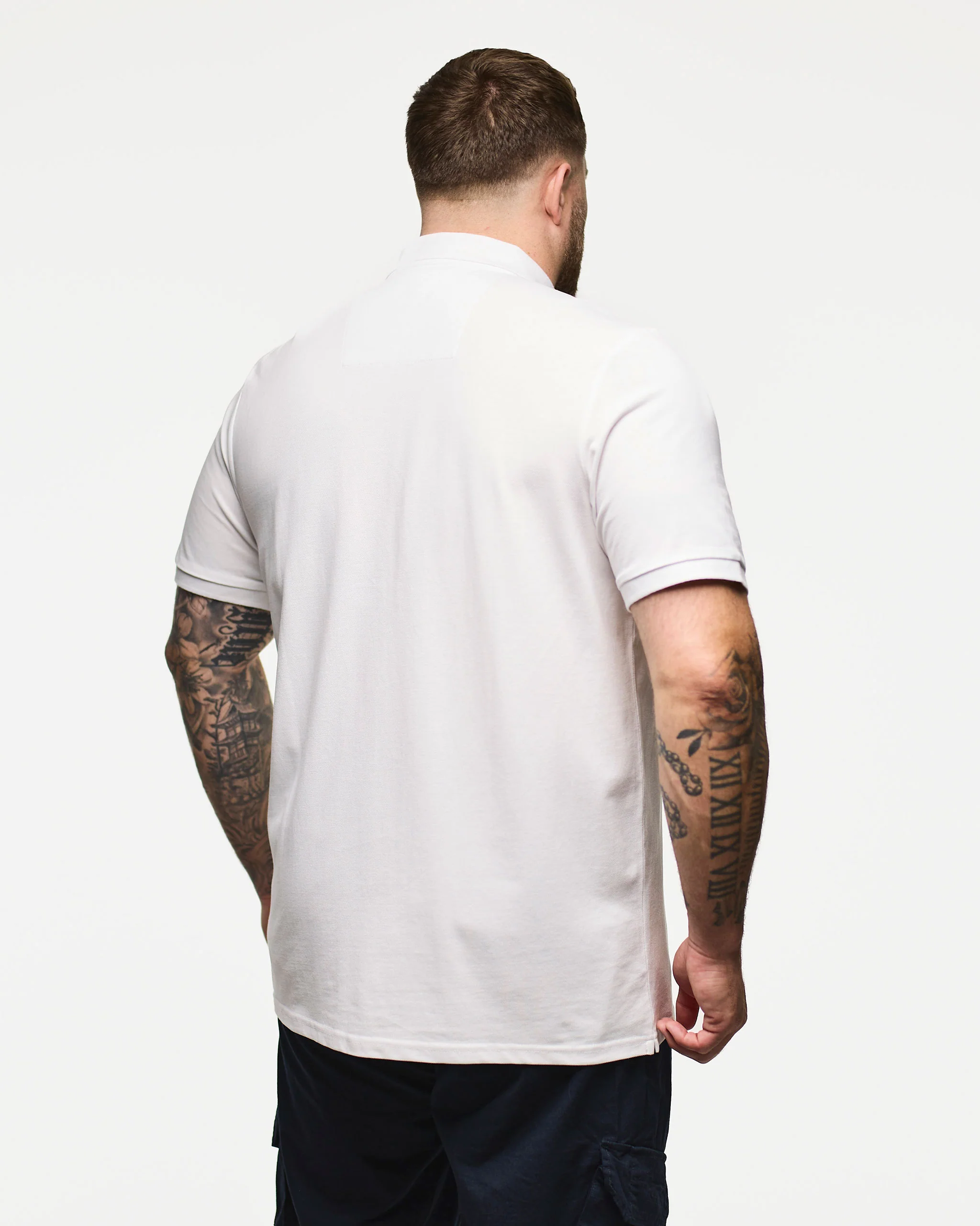 Plus Size - Caneiros Polo Shirt White - Image 4