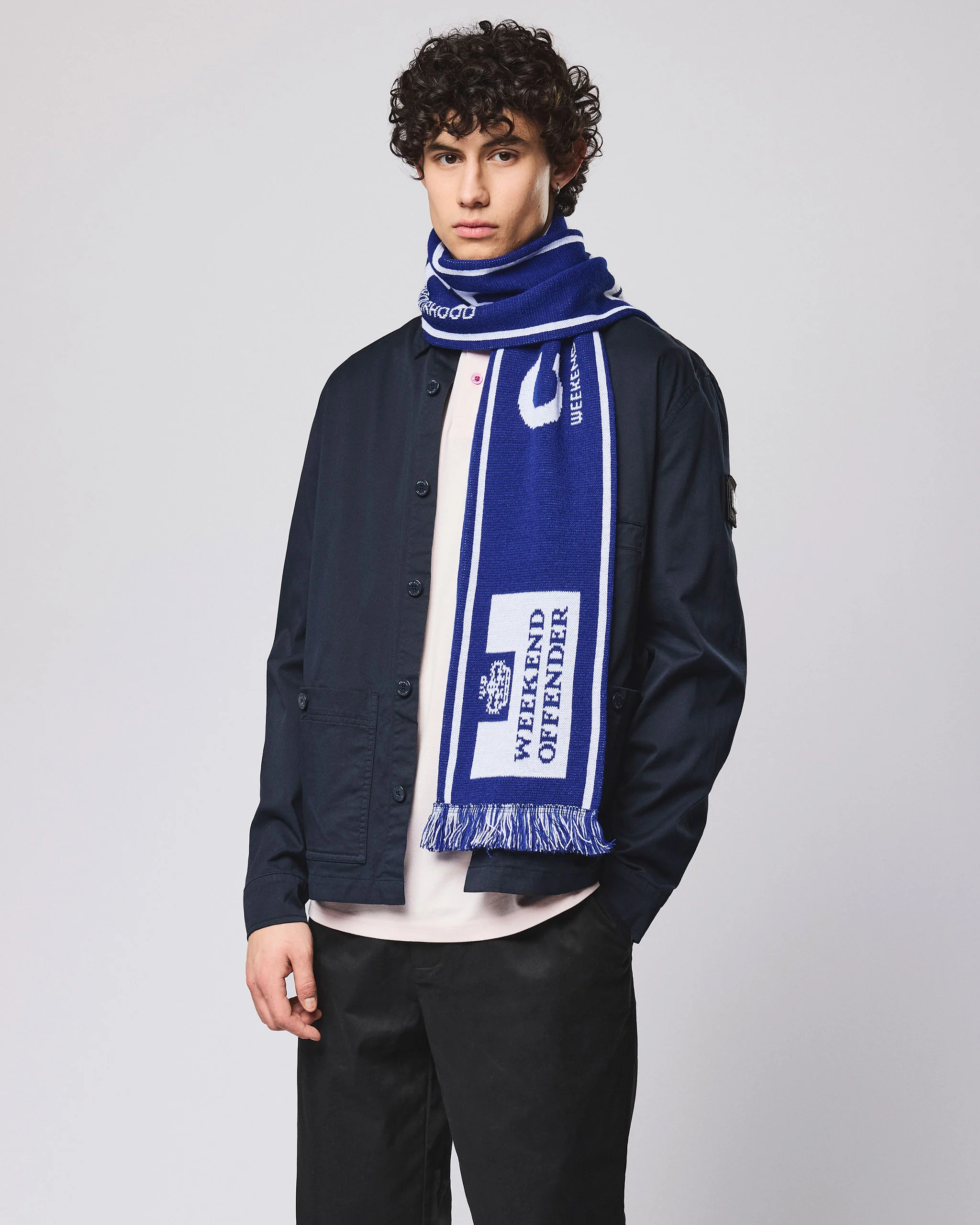 Cardiff Scarf Blue - Image 2