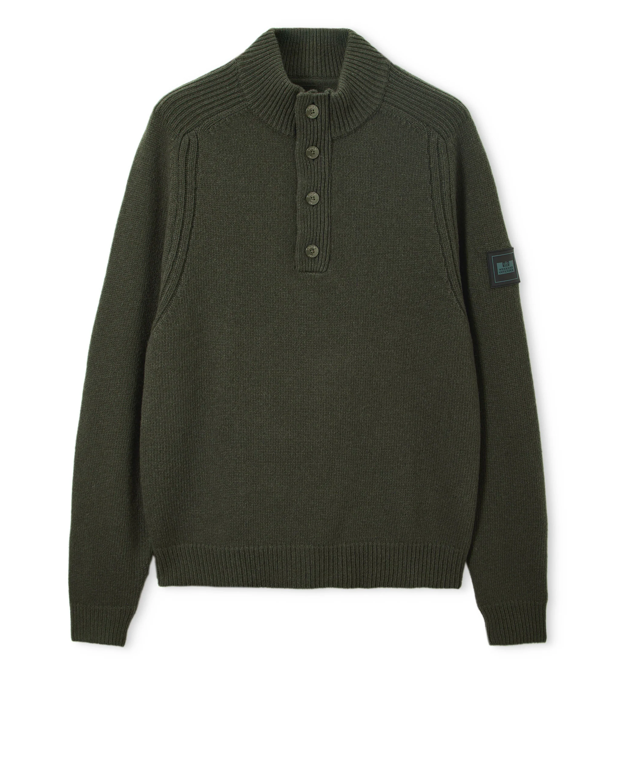 Castillos Wool Jumper Black Forest Green