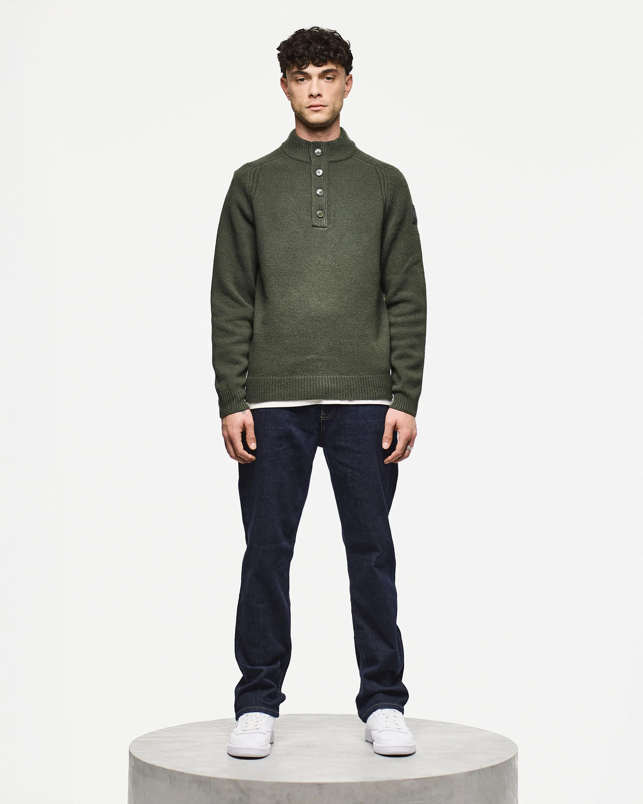 Castillos Wool Jumper Black Forest Green - Image 2