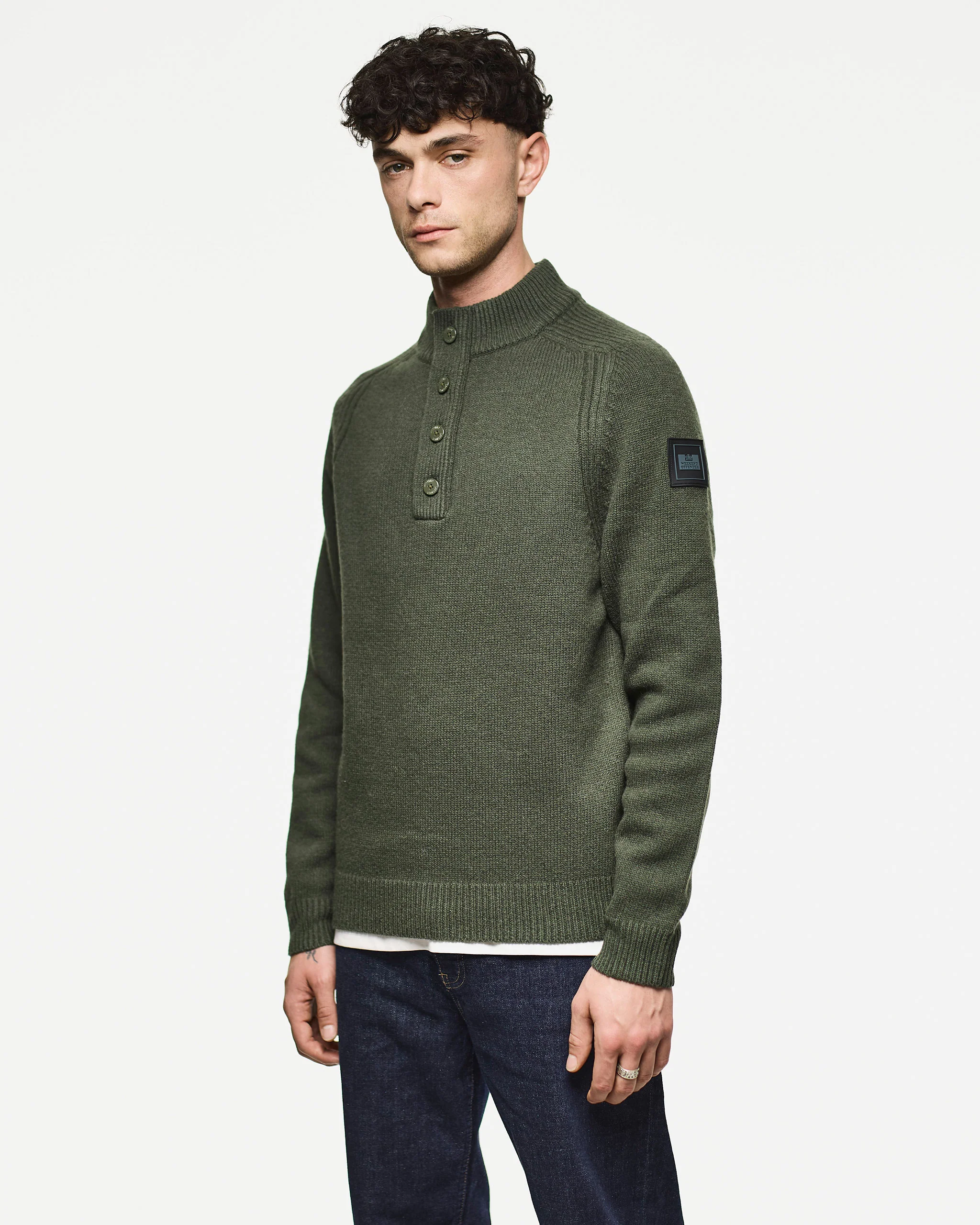 Castillos Wool Jumper Black Forest Green - Image 3