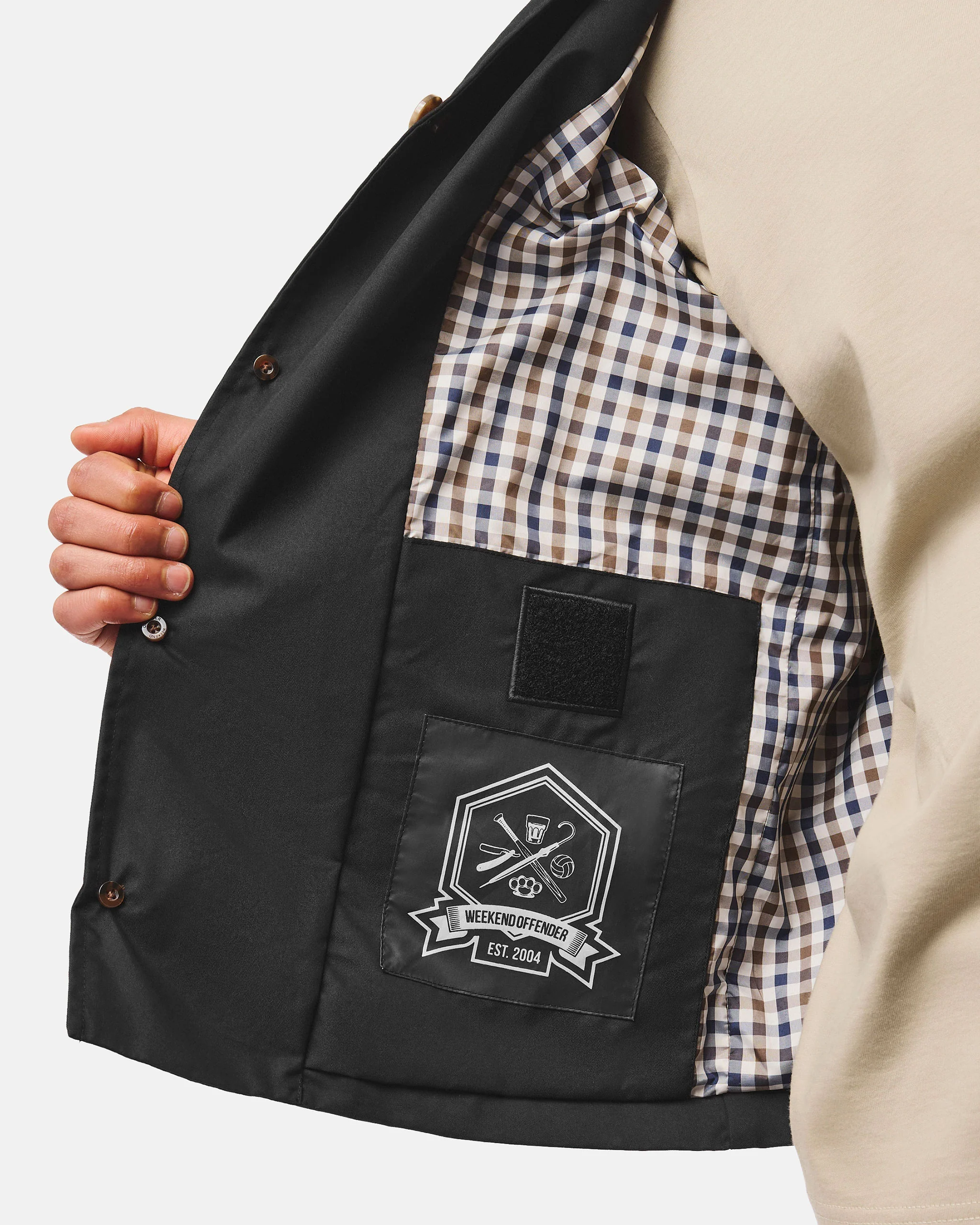 Castlereagh Harrington Jacket Black - Image 4