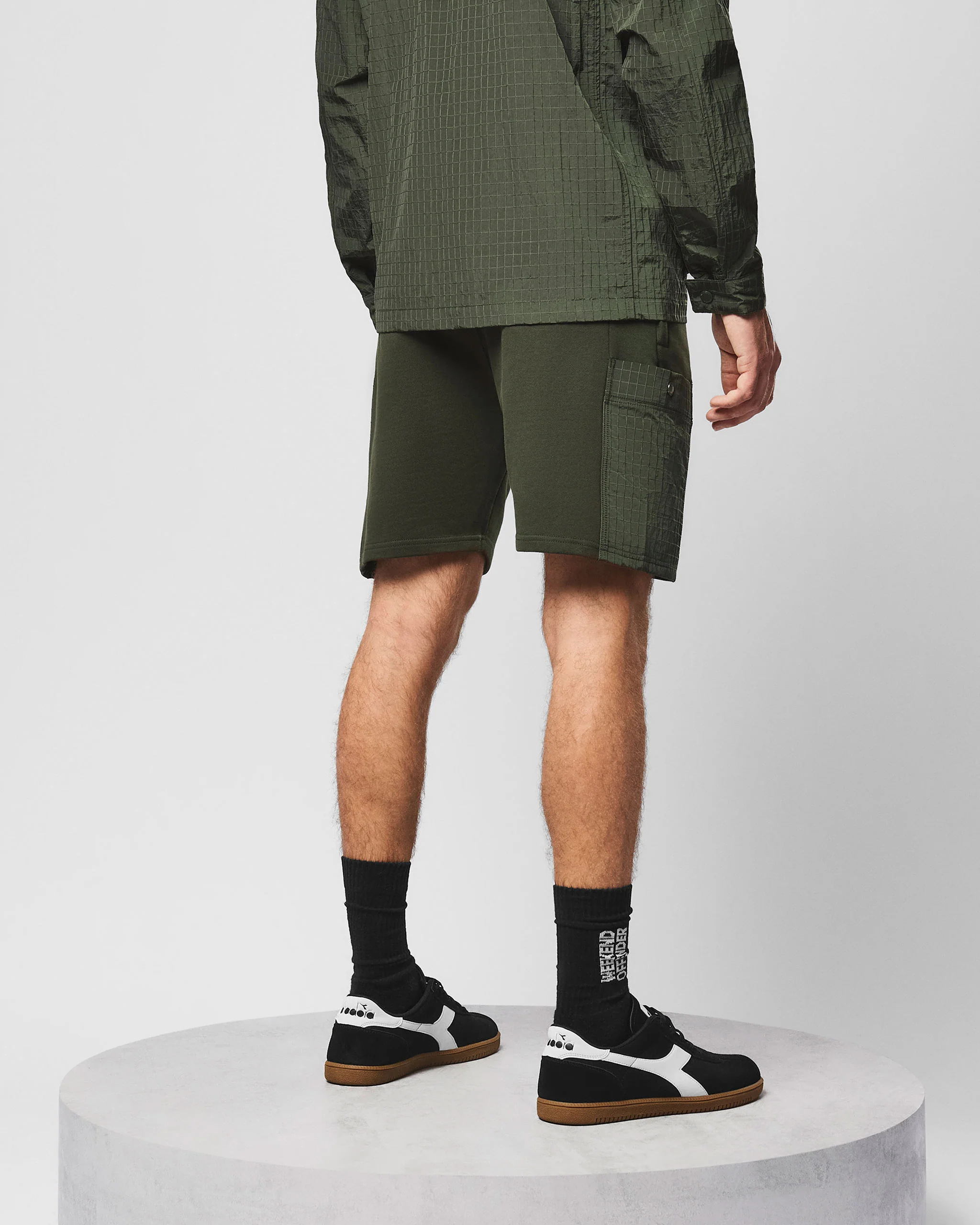 Chiyoda Jogger Short Black Forest Green - Image 4