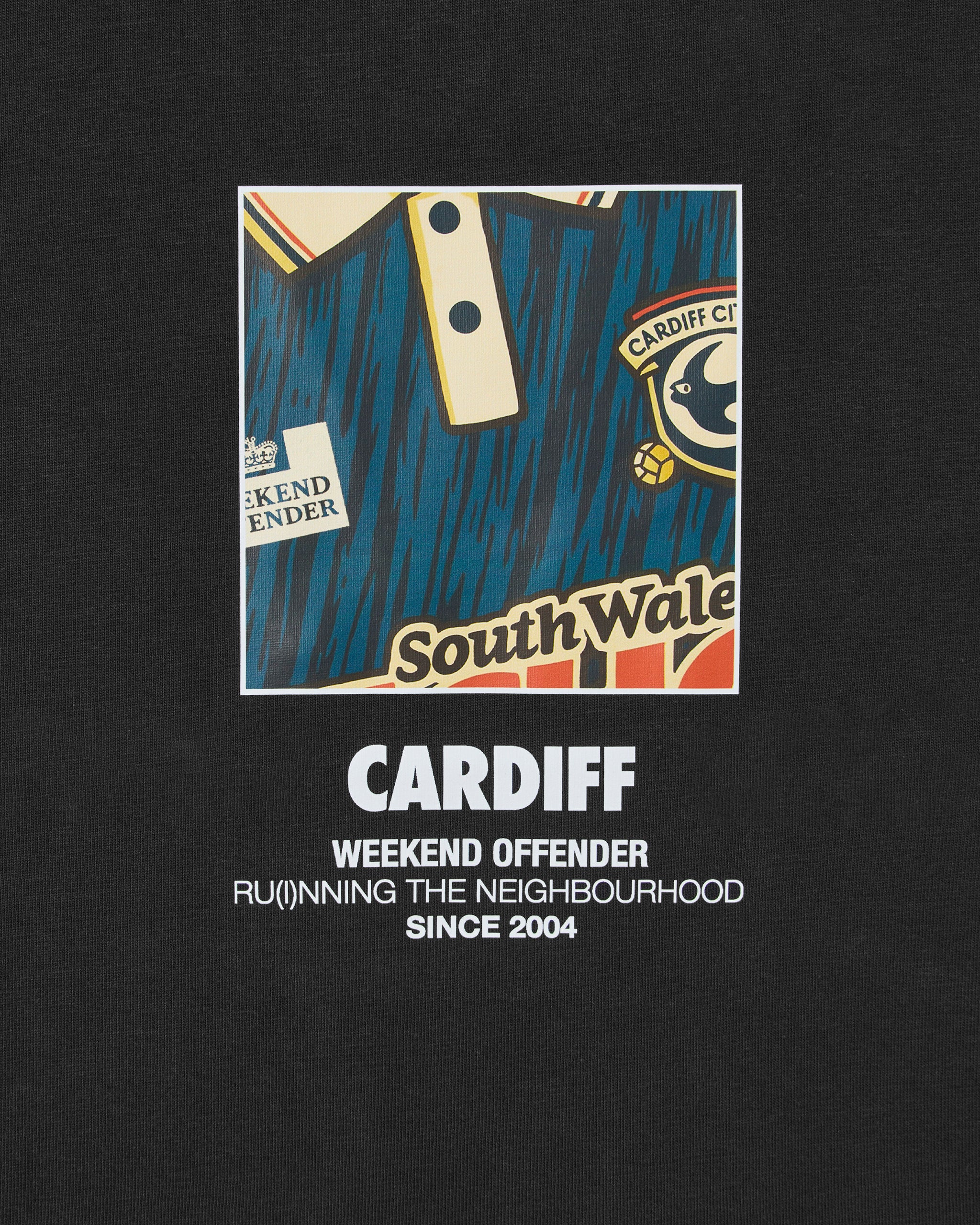 City Series 8 Cardiff T-Shirt Black/Blue - Image 2