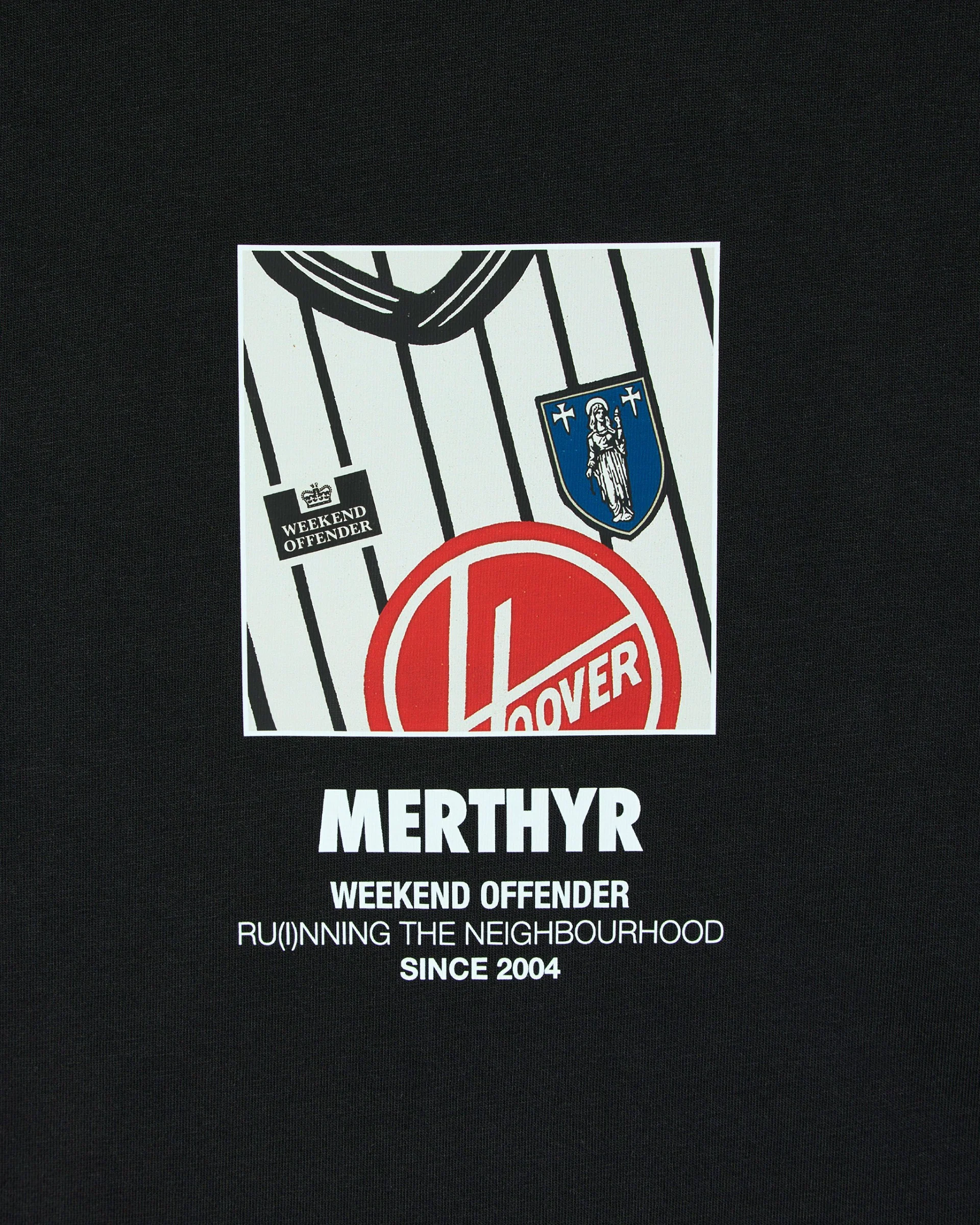 City Series 8 Merthyr T-Shirt Black/Blue - Image 2
