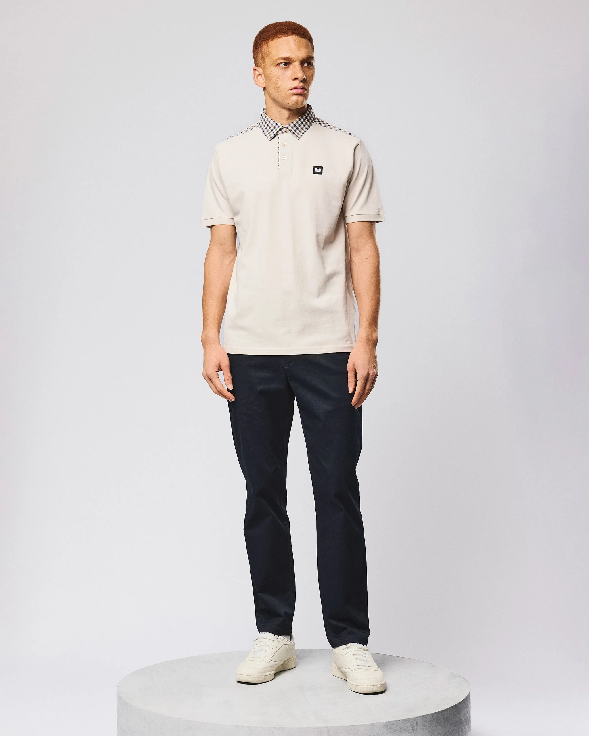 Costa Polo Shirt Cement - Image 2