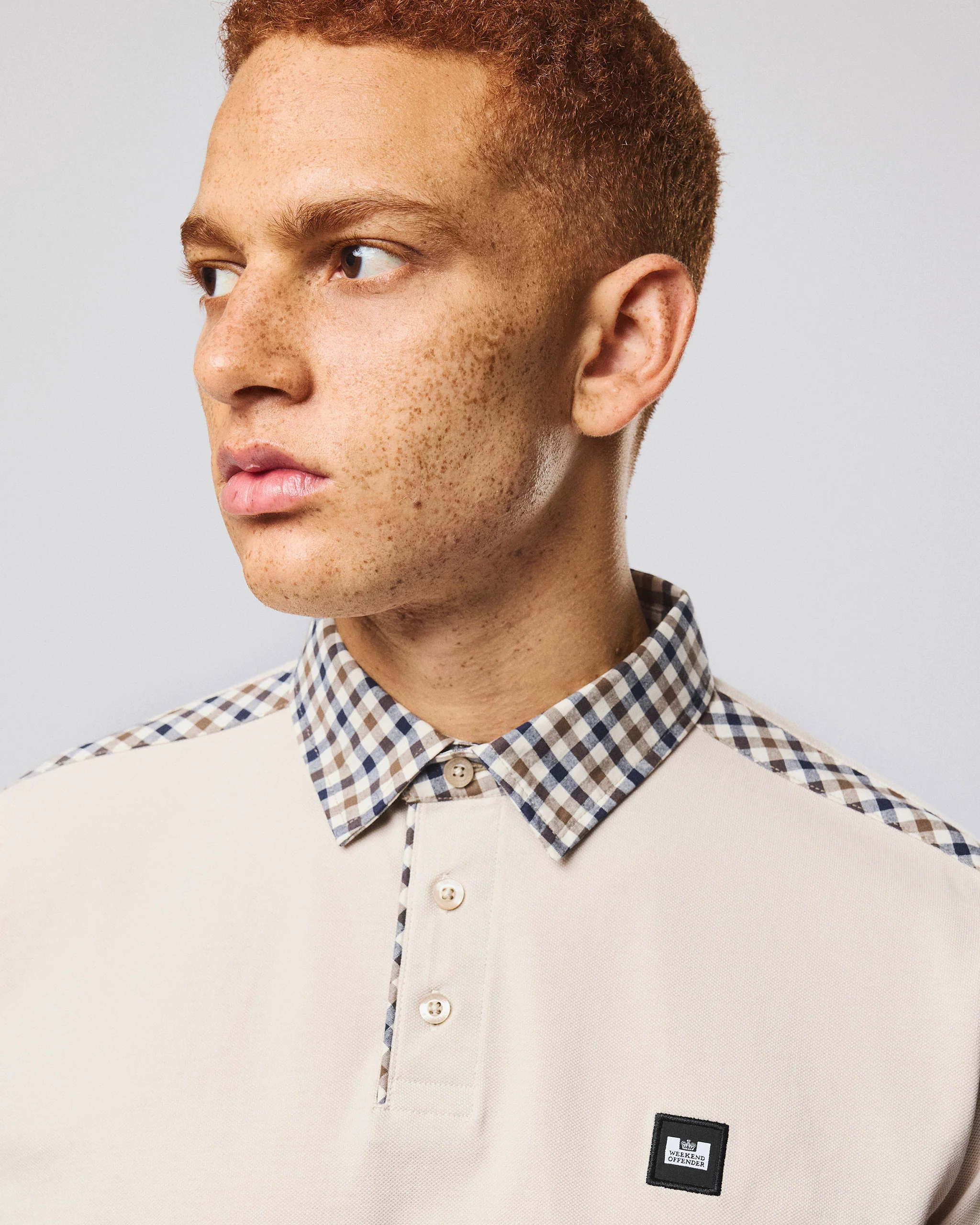 Costa Polo Shirt Cement - Image 4