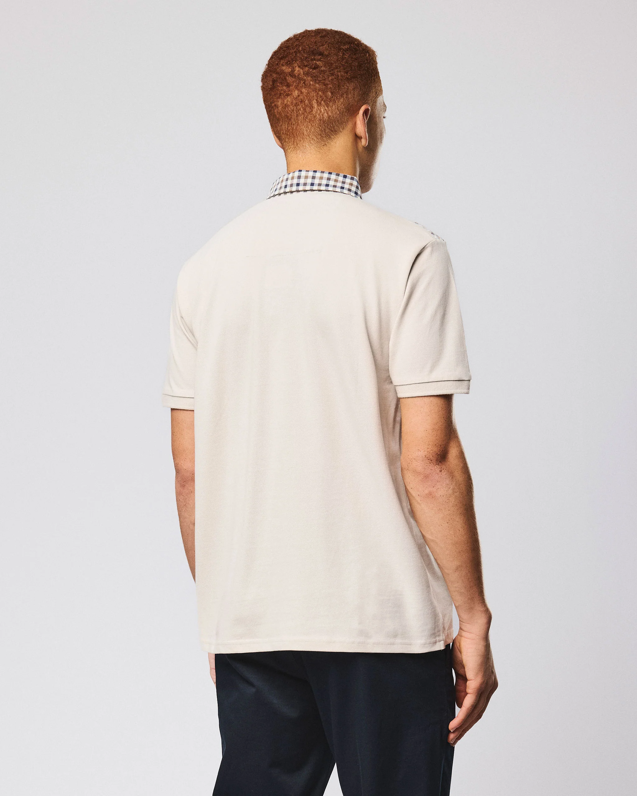 Costa Polo Shirt Cement - Image 5