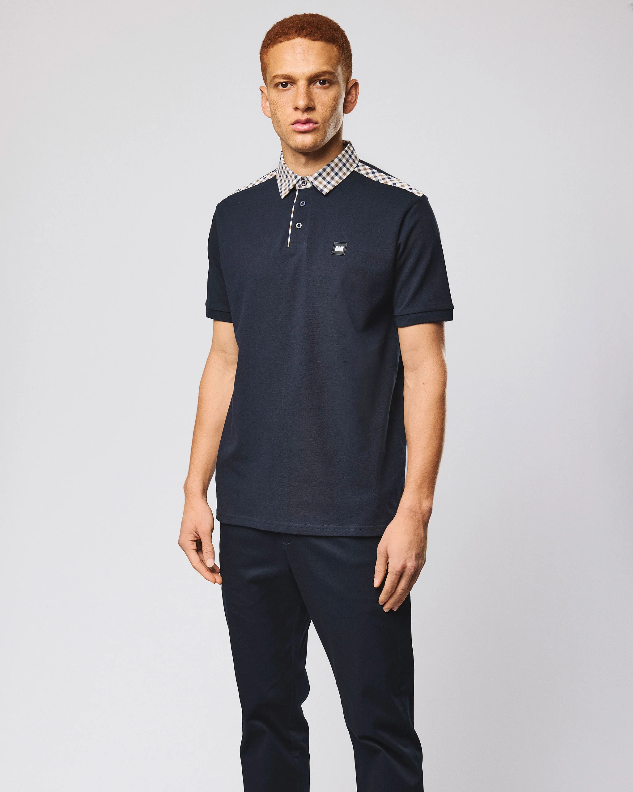 Costa Polo Shirt Navy - Image 3