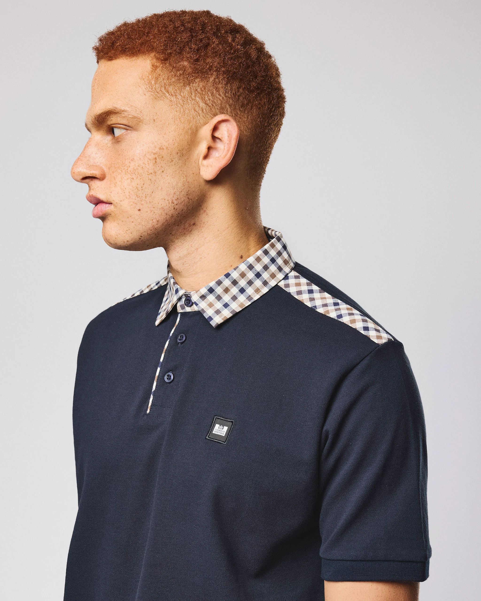 Costa Polo Shirt Navy - Image 4