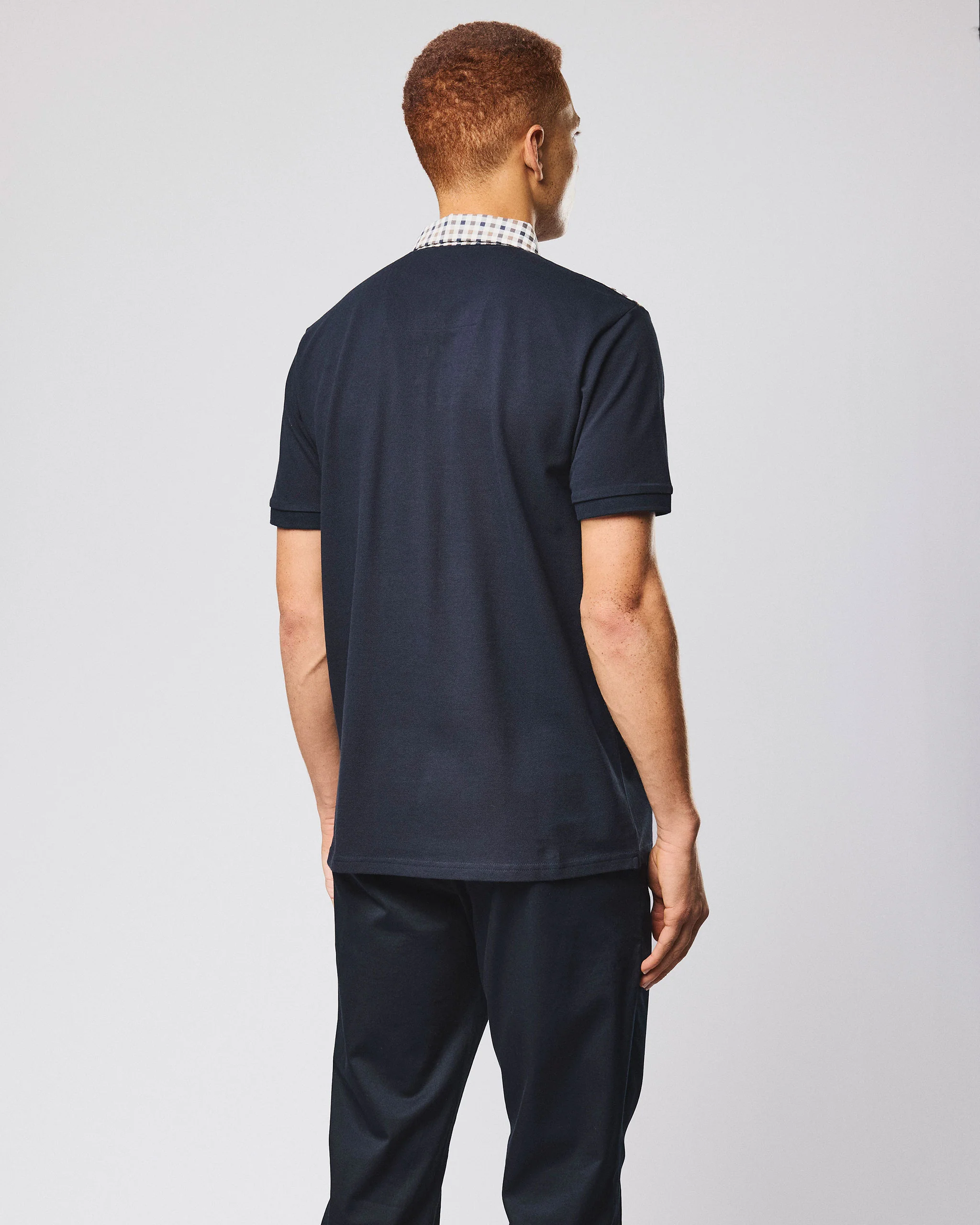 Costa Polo Shirt Navy - Image 5