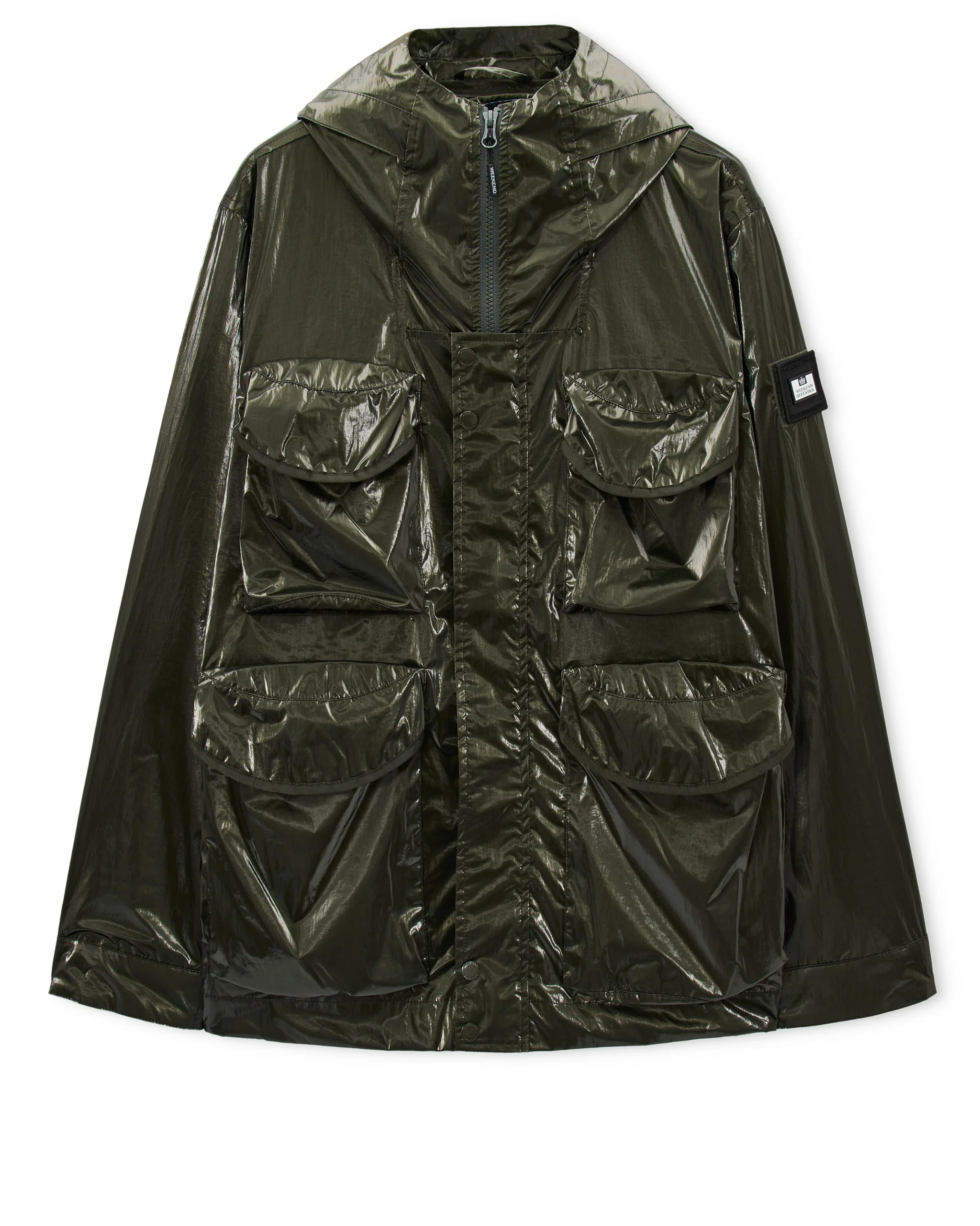 Cotoca Fleece Lined Jacket Black Forest Green