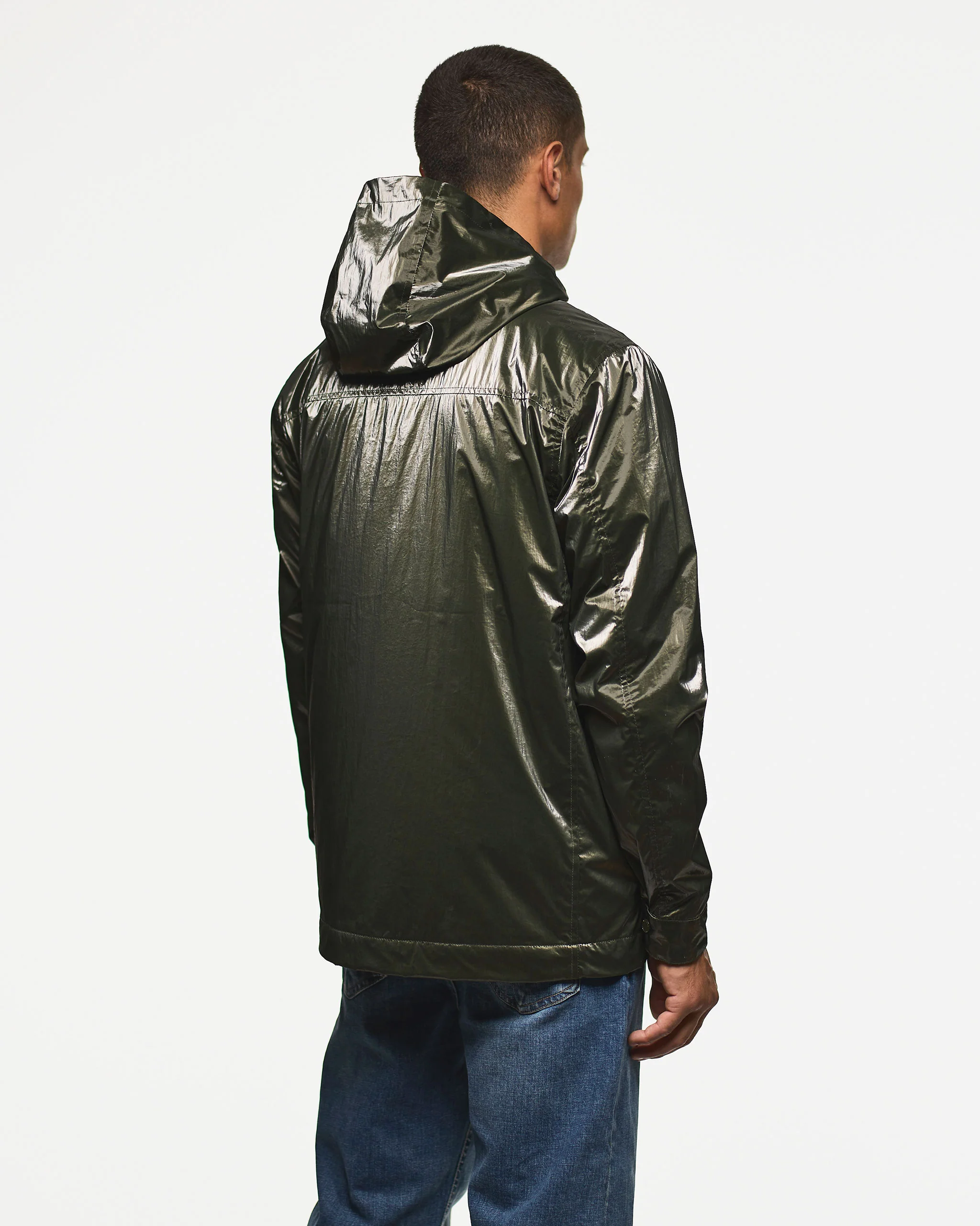 Cotoca Fleece Lined Jacket Black Forest Green - Image 4
