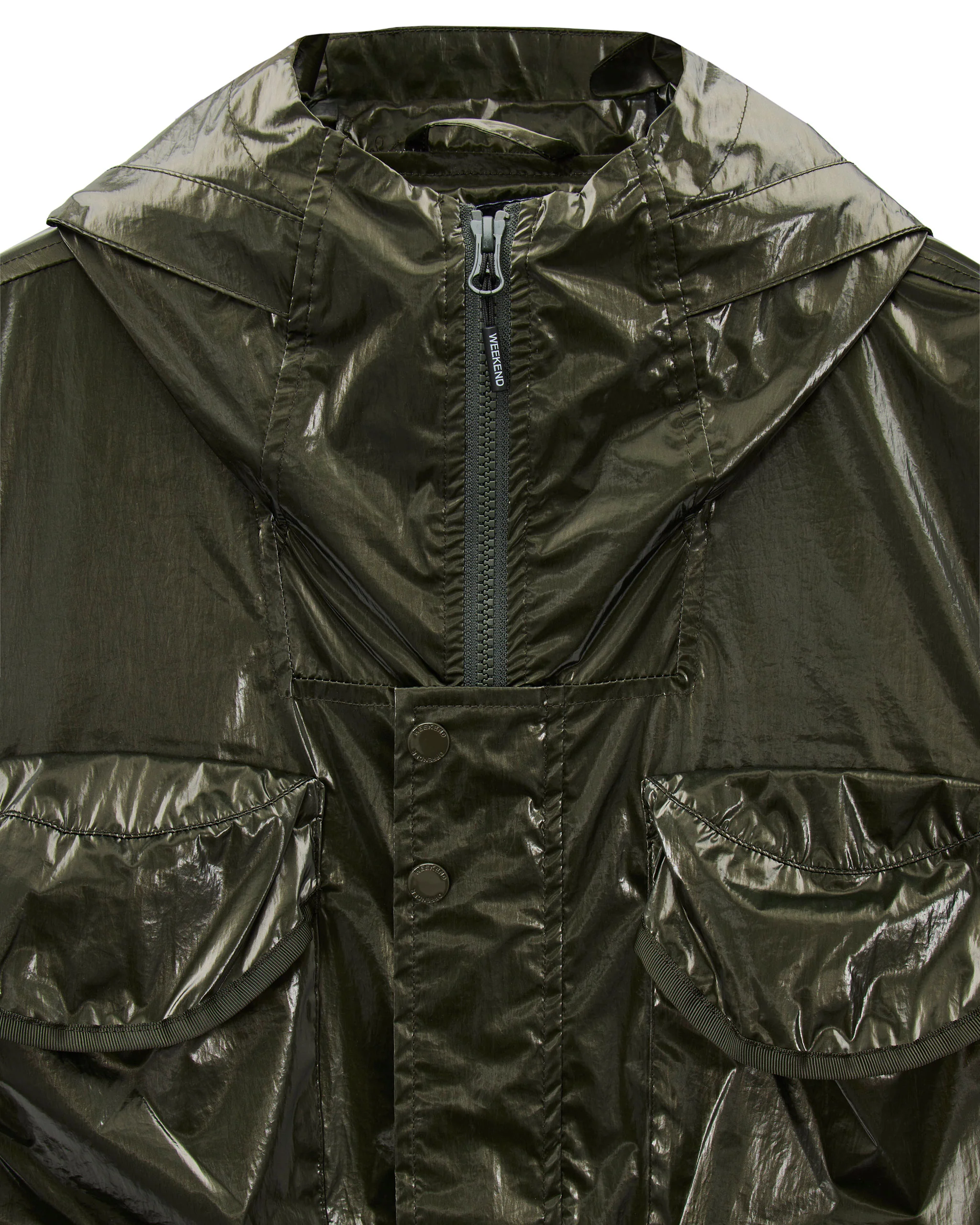 Cotoca Fleece Lined Jacket Black Forest Green - Image 5