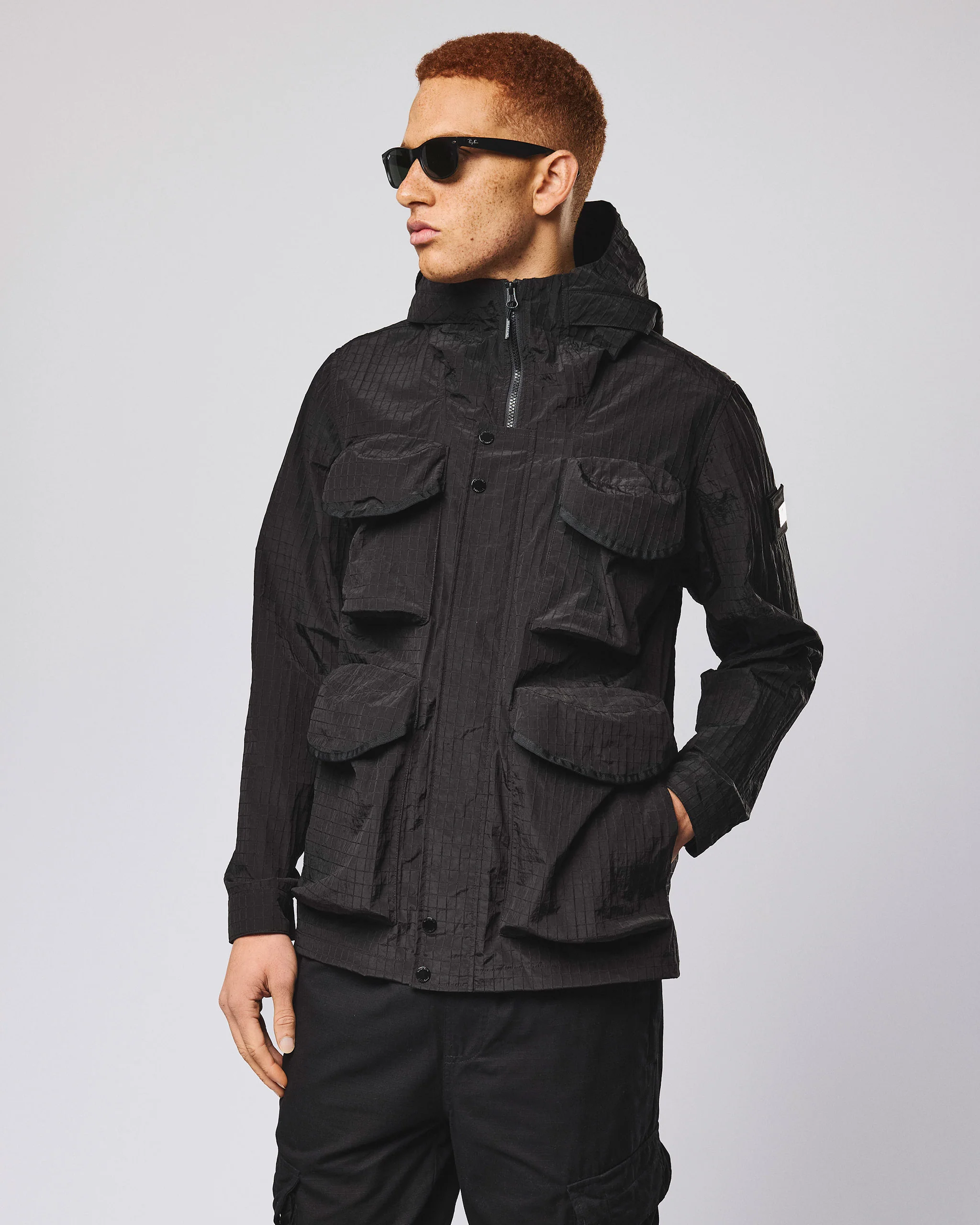 Cotoca Ripstop Field Jacket Black - Image 3