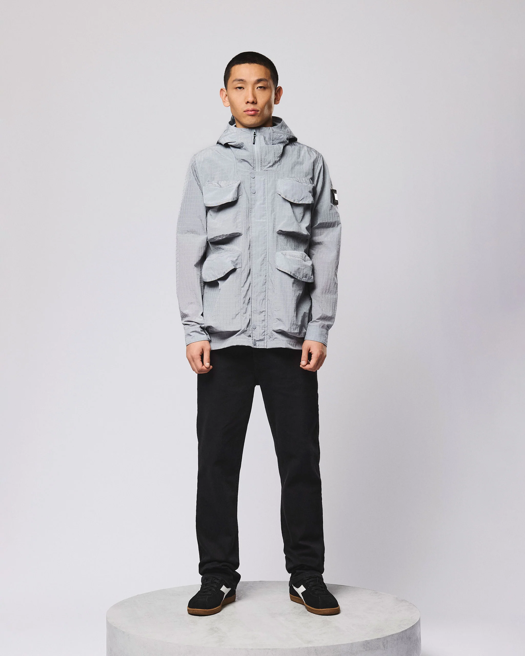 Cotoca Ripstop Field Jacket Smokey Grey - Image 2