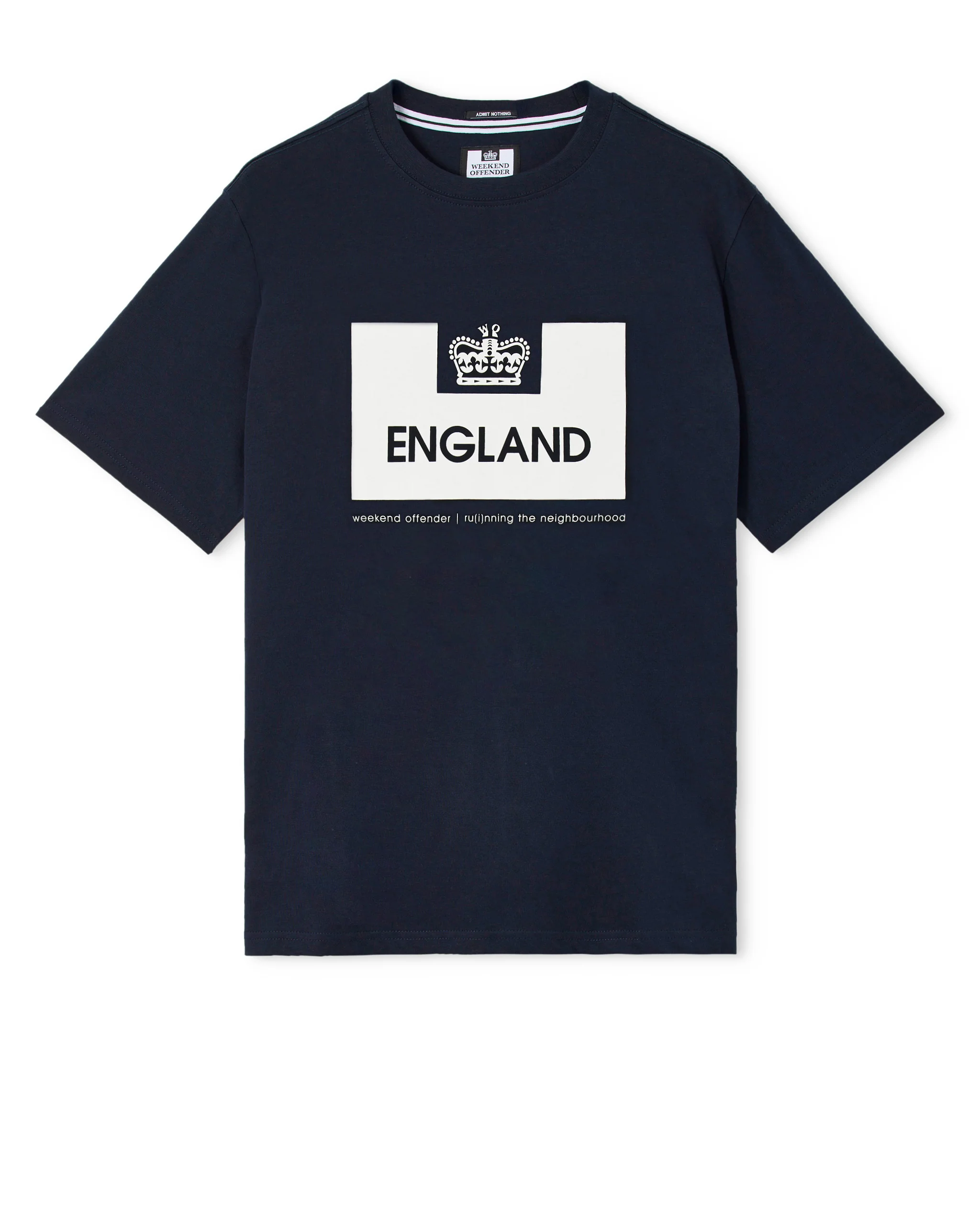 Plus Size - Country Series England T-Shirt Navy