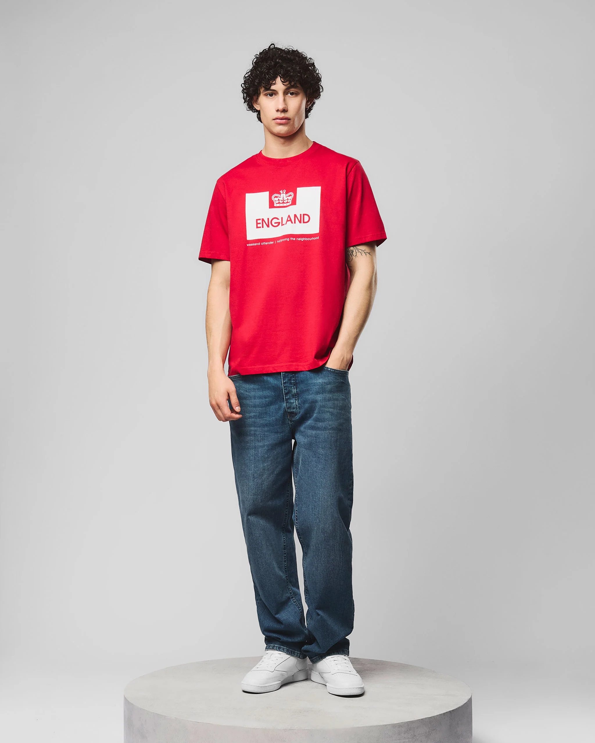 Country Series England T-Shirt Red - Image 4